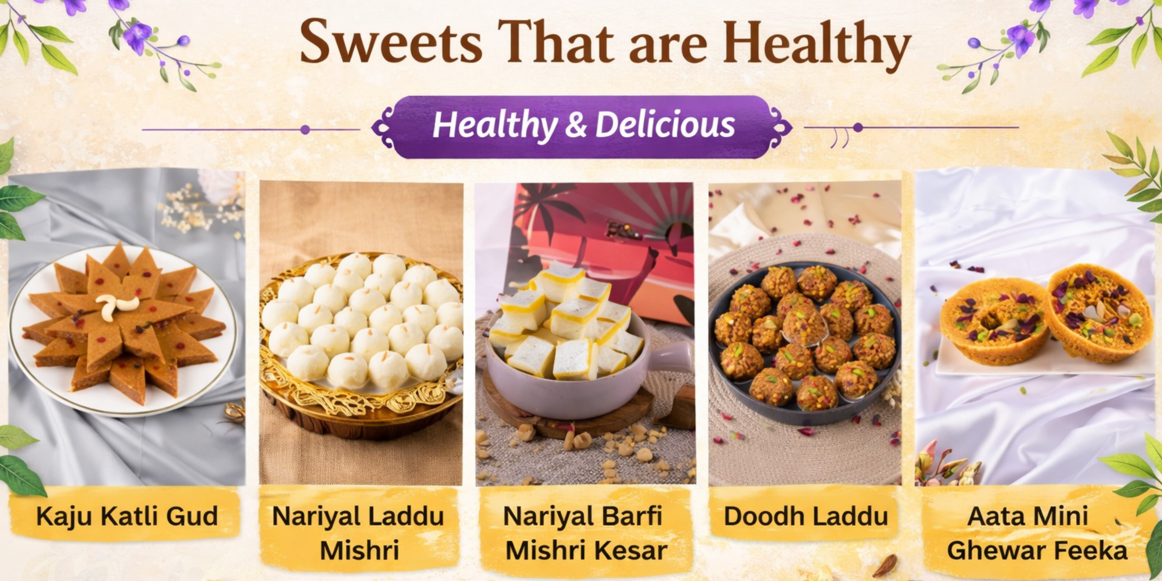5 Traditional Indian Sweets That are Healthy