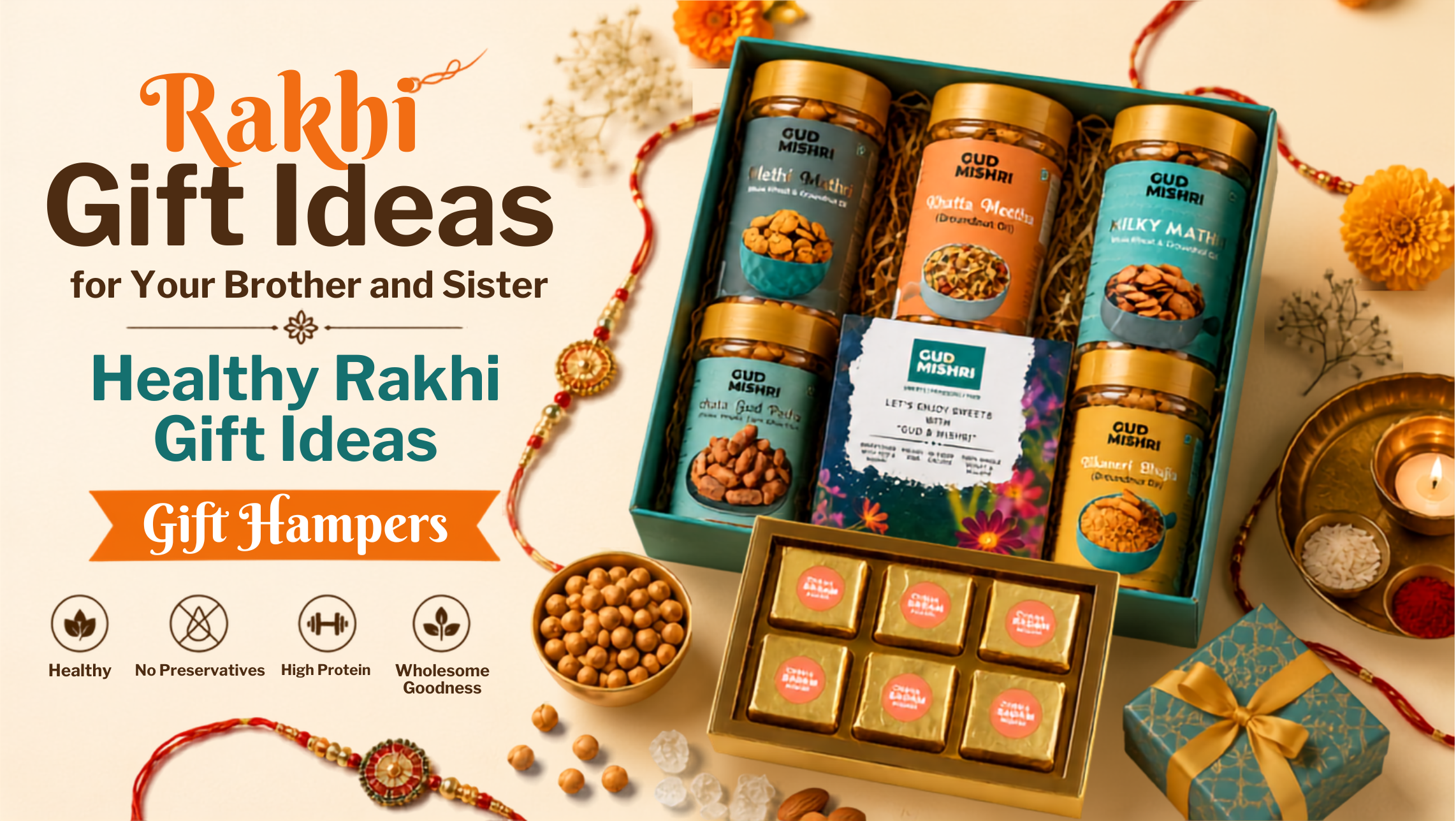 Rakhi Gift Ideas for Your Brother and Sister (Healthy Rakhi Gift Ideas)