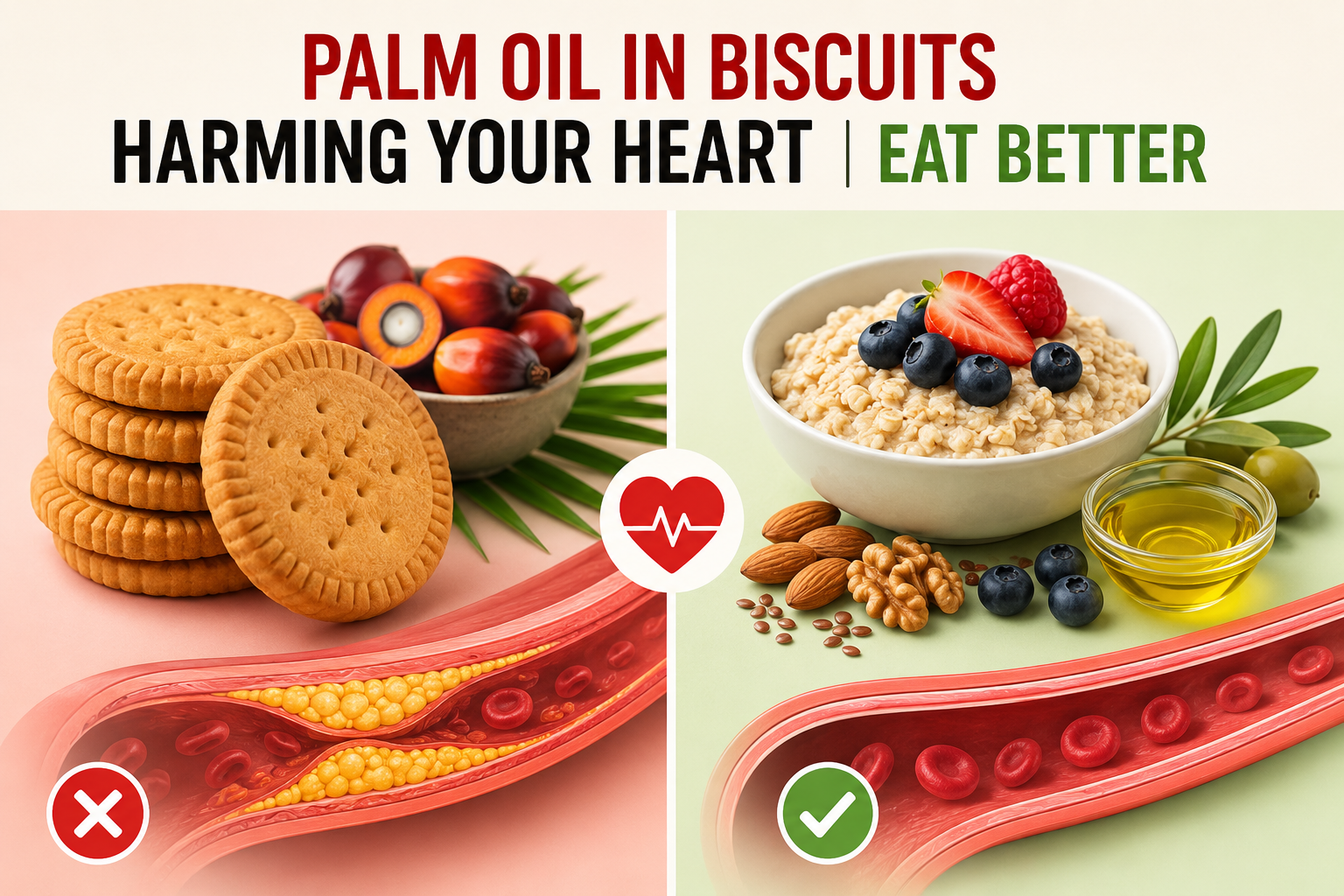 Why Palm Oil in Biscuits Is Slowly Harming Your Heart — And What To Eat Instead