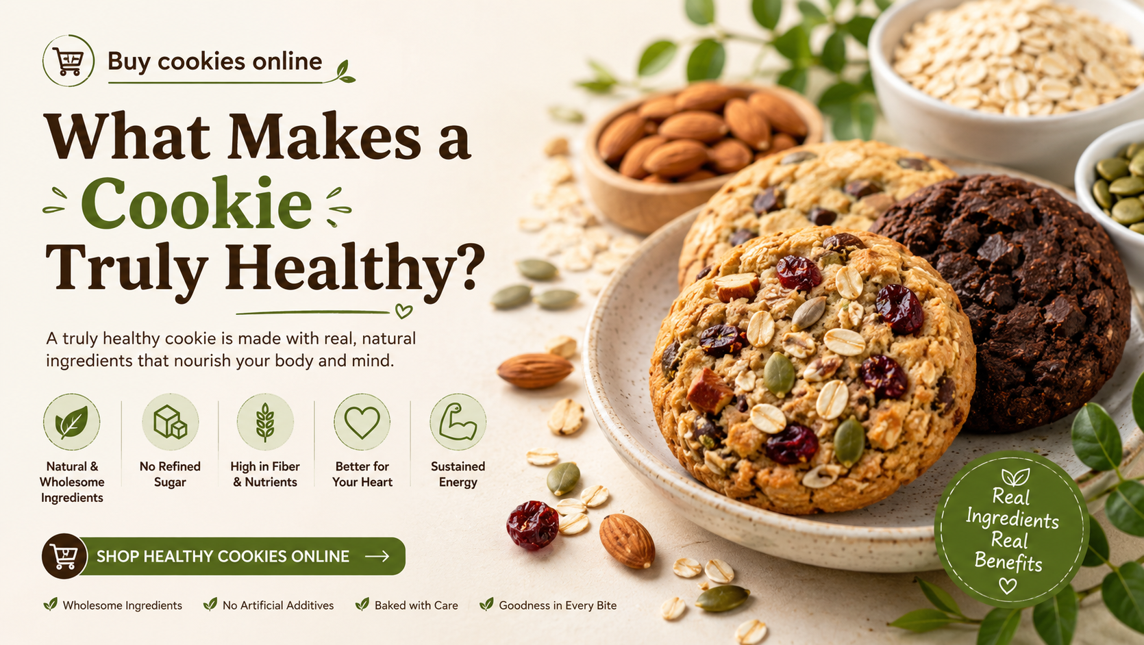 Buy cookies online: What Makes a Cookie Truly Healthy?
