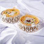 Whole Wheat Mini Mishri Chasni Ghewar - Gud Mishri