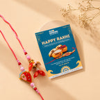 Nariyal Ladoo with Rakhi Combo