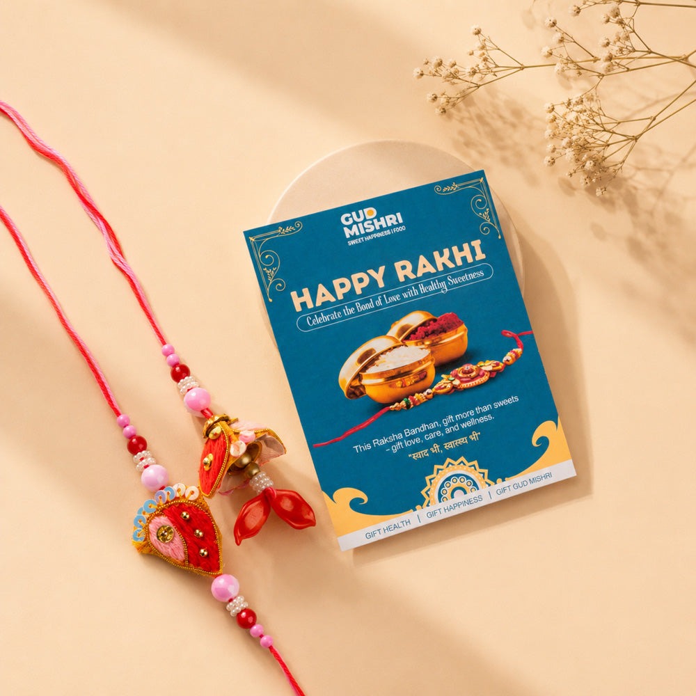 Nariyal Ladoo with Rakhi Combo