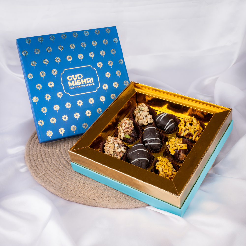 Assorted Stuffed Khajoor Box (9 Pieces)
