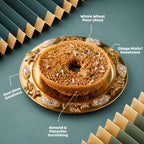 Whole Wheat Mishri Chasni Ghewar (Bada)