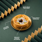 Whole Wheat Mini Mishri Chasni Ghewar