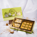 Gud Mishri Diwali Gift Hamper - BB01 | Chana Badam Mithai 225gm, Raisins 70gm, Mix Nuts 70gm | Premium Festive Gift Box - Gud Mishri