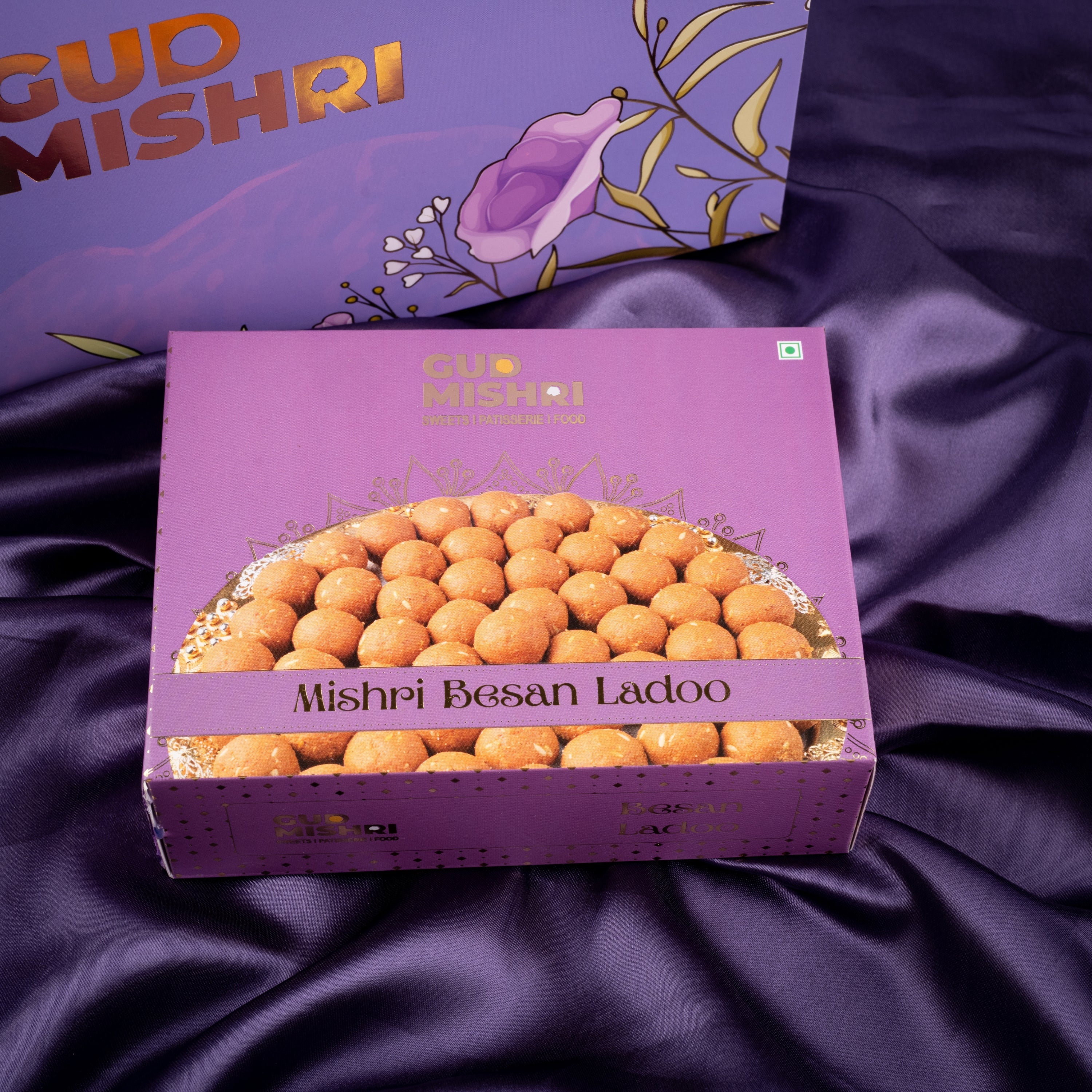 Premium Guilt-Free Gifting Combo | Besan Ladoo, Kishmish, Chocolate, Mix Dry Fruits - Gud Mishri