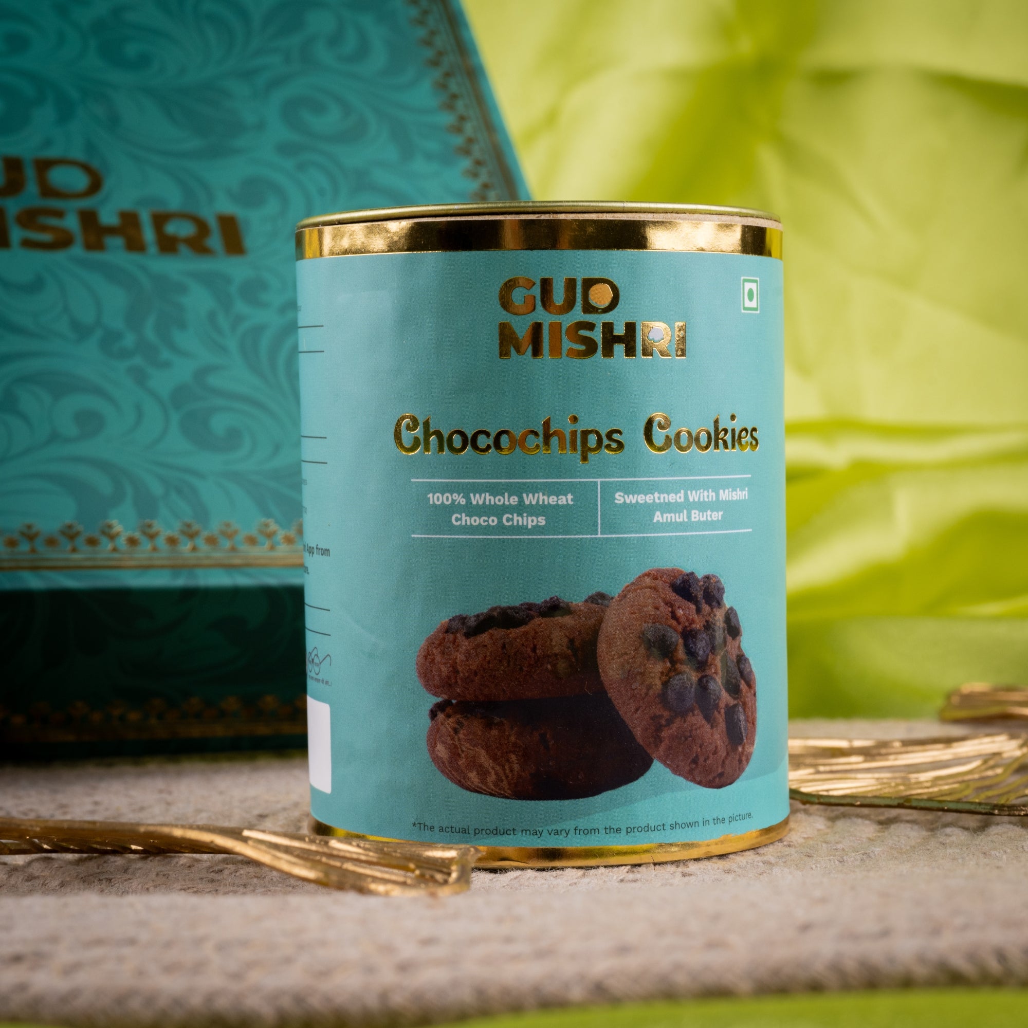 Dry Fruit Gifting Combo | Chana Badam, Chocochip Cookies, Methi Mathri, Chocolate Bar, - Gud Mishri