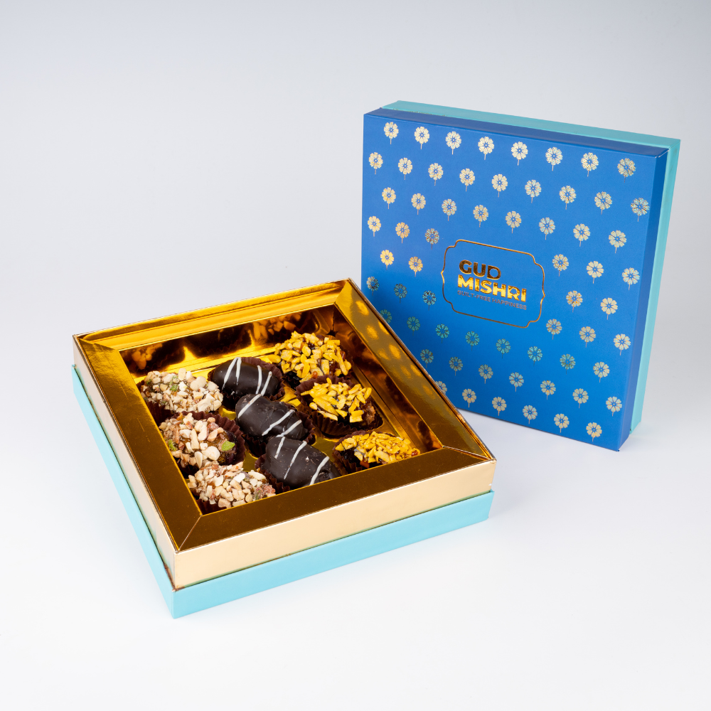 Assorted Stuffed Khajoor Box (9 Pieces)