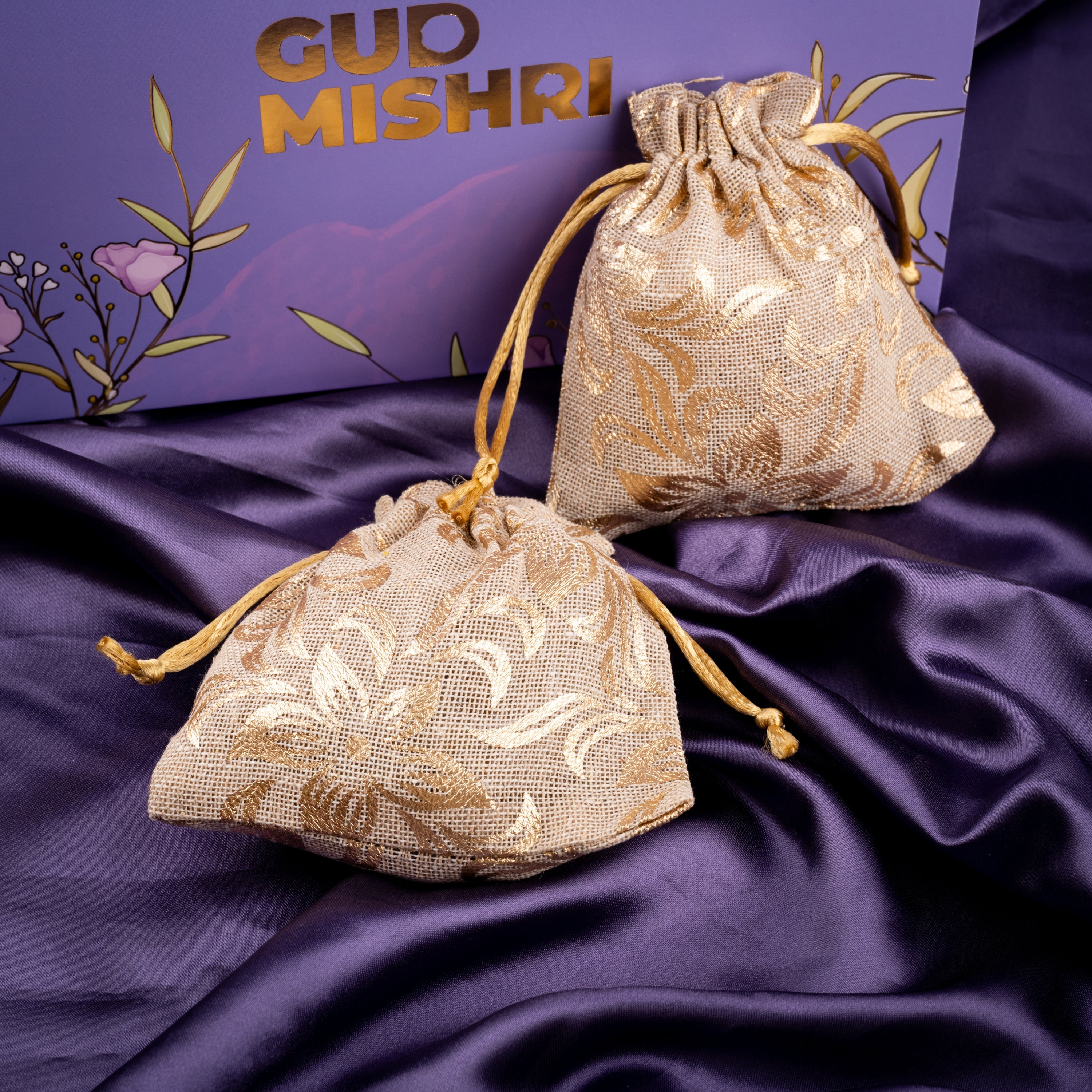 Premium Guilt-Free Gifting Combo | Besan Ladoo, Kishmish, Chocolate, Mix Dry Fruits - Gud Mishri