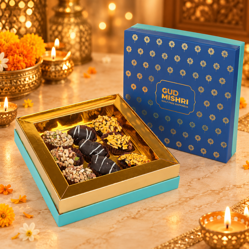 Assorted Stuffed Khajoor Box (9 Pieces)