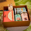 Dry Fruit Gifting Combo | Nariyal Laddo, Salted Mix Nuts, Hazelnut Cookies, Methi Mathri, Chocolate Bar - Gud Mishri