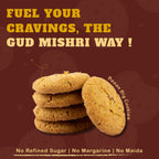 Big Besan Cookies (360gm) - Gud Mishri
