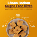 Chana Badam Barfi (Sugar-Free) - Gud Mishri