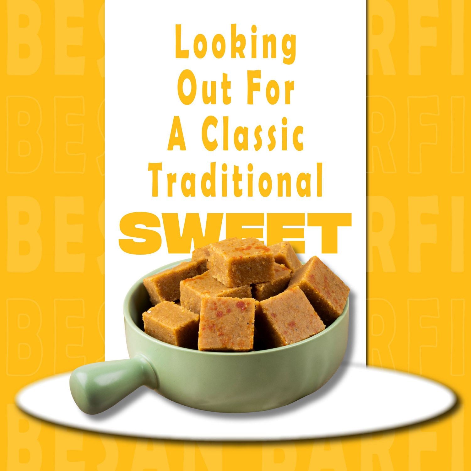 Besan Barfi - Gud Mishri
