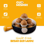Besan Laddu Gud - Gud Mishri