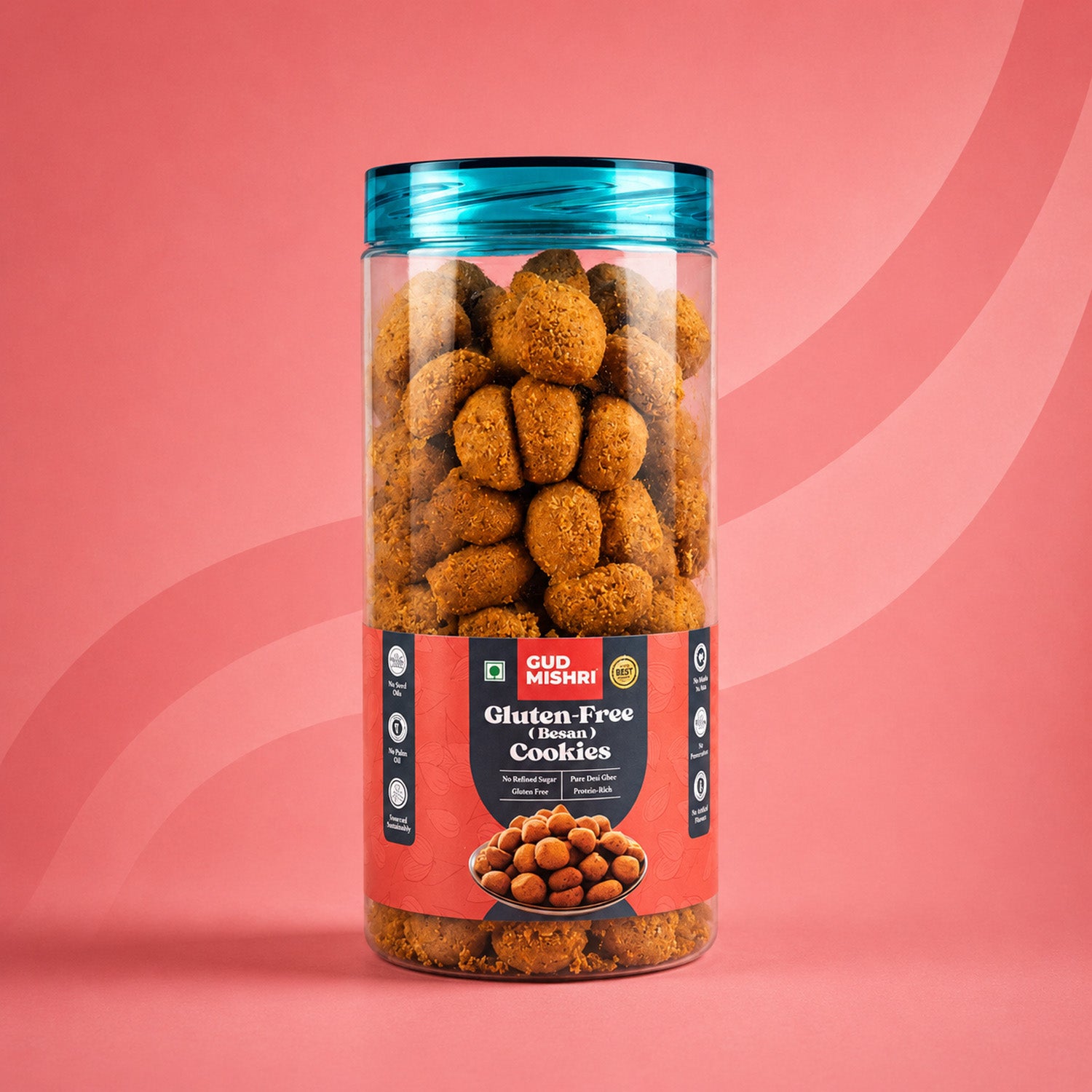 Gluten free Besan Cookies (350gm)