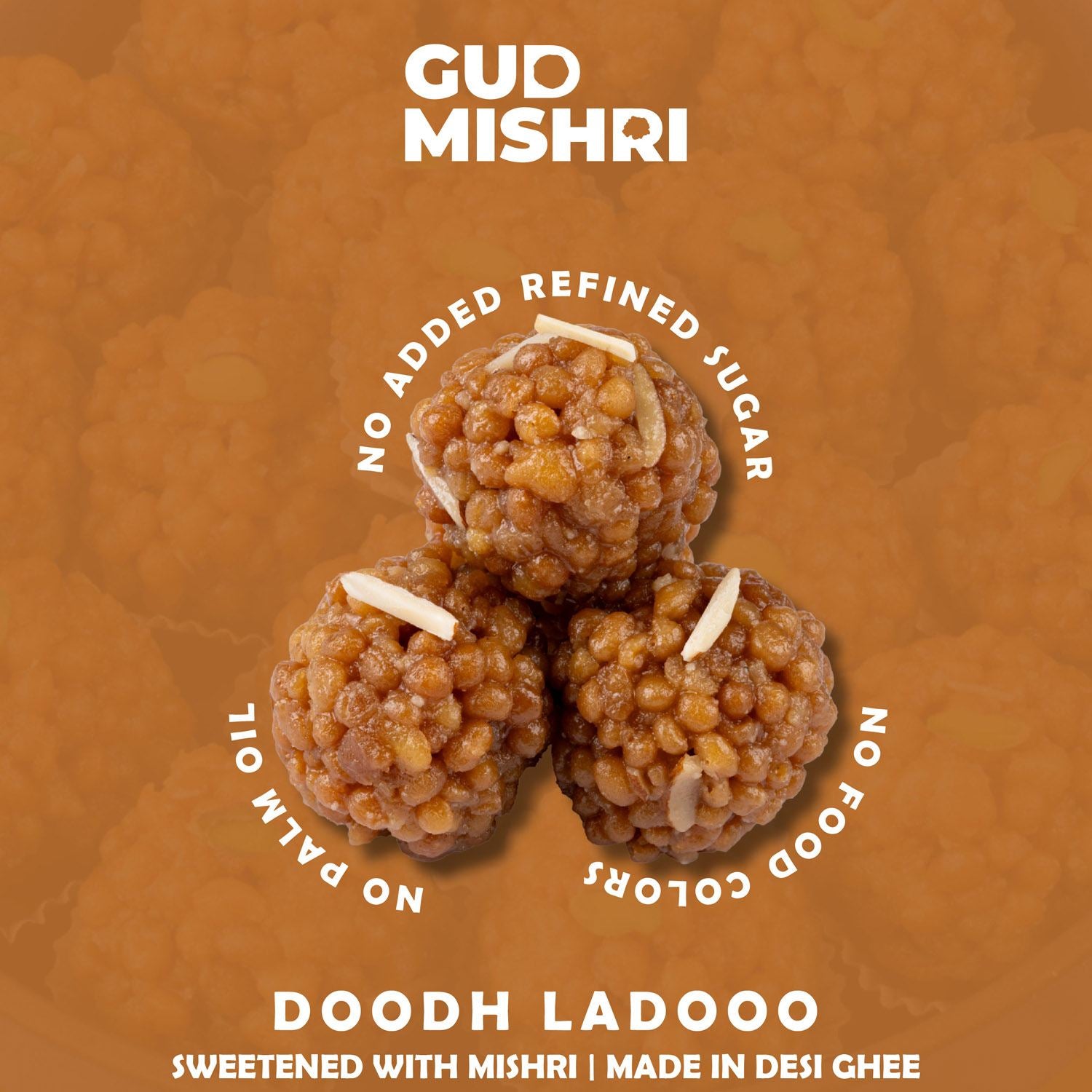 Doodh Laddu - Gud Mishri