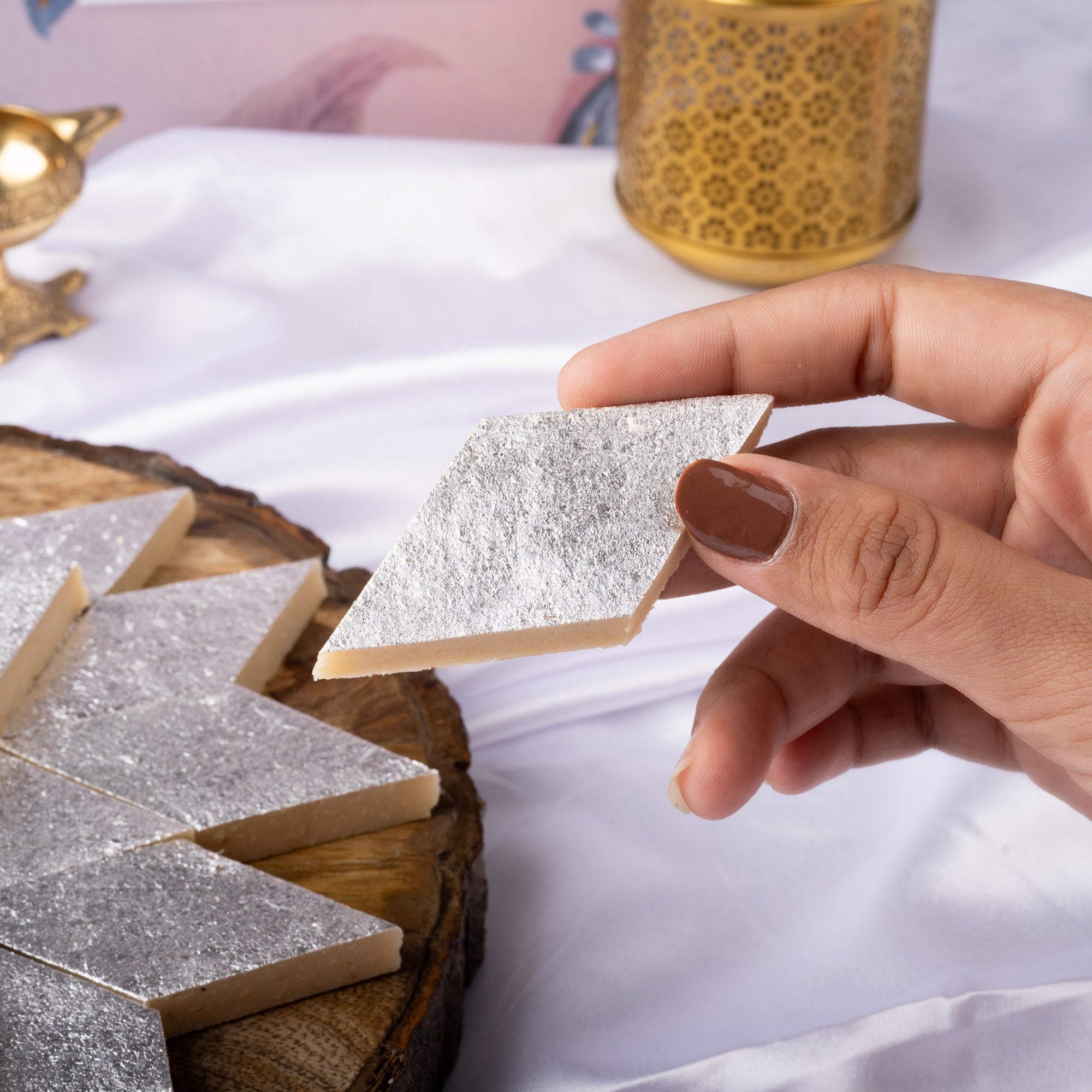 Kaju Katli (Sugar-Free) - Gud Mishri