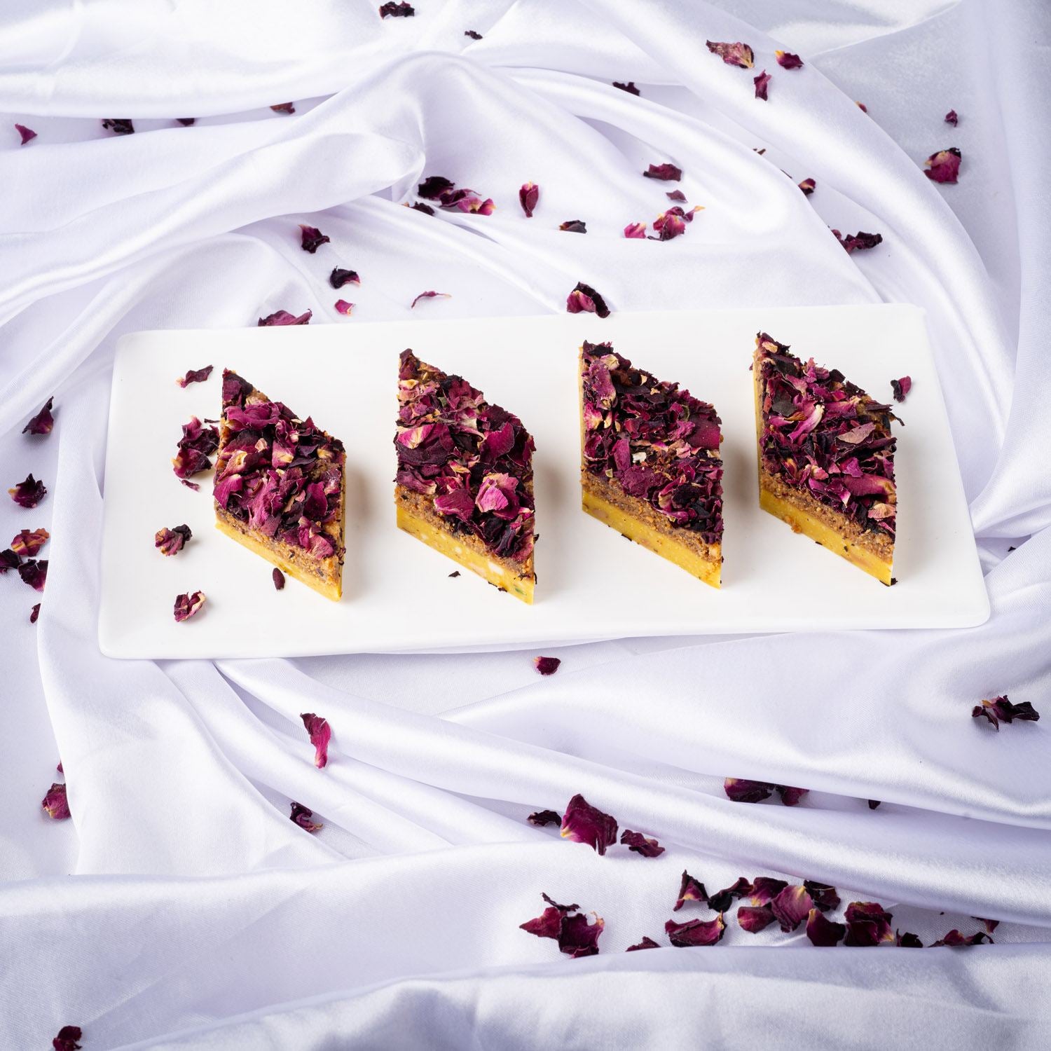 Rose Kaju Katli - Gud Mishri