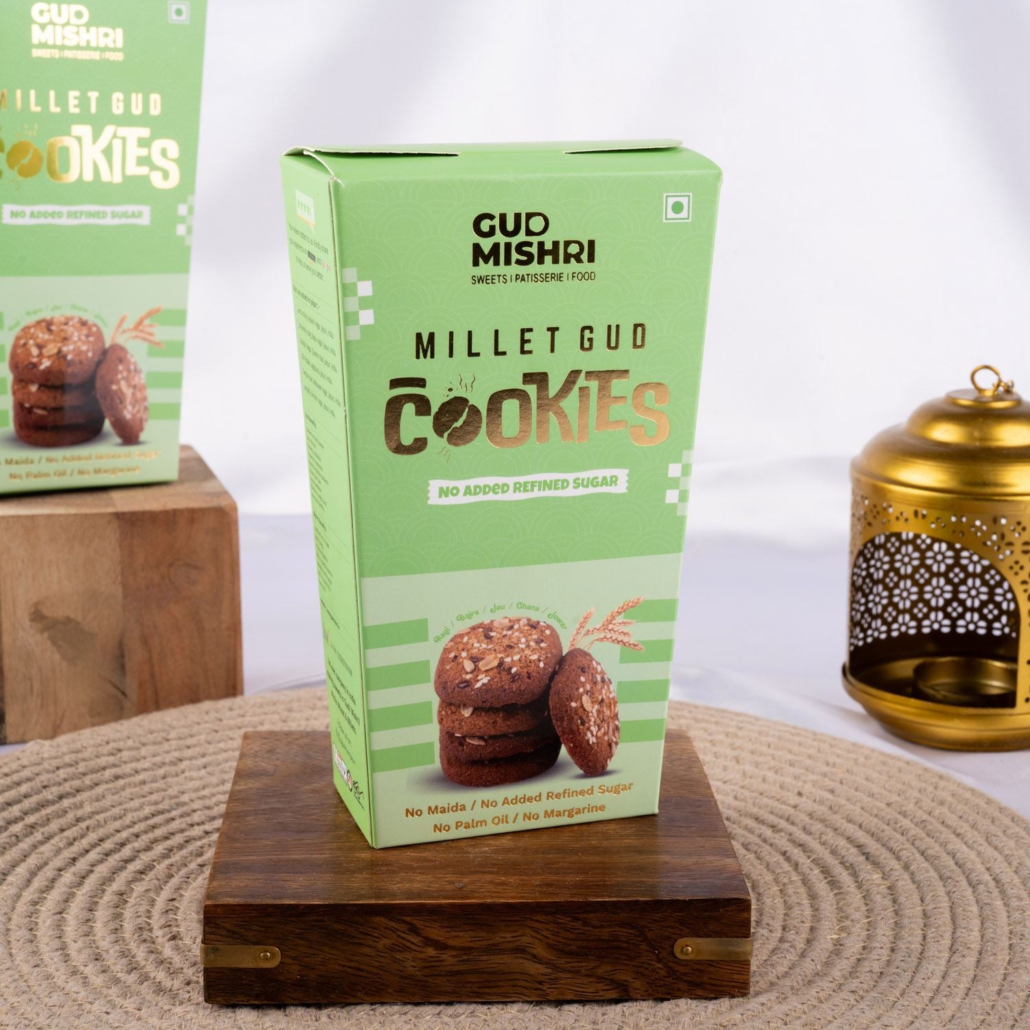 Millet Gud Cookies (150gm) - Gud Mishri