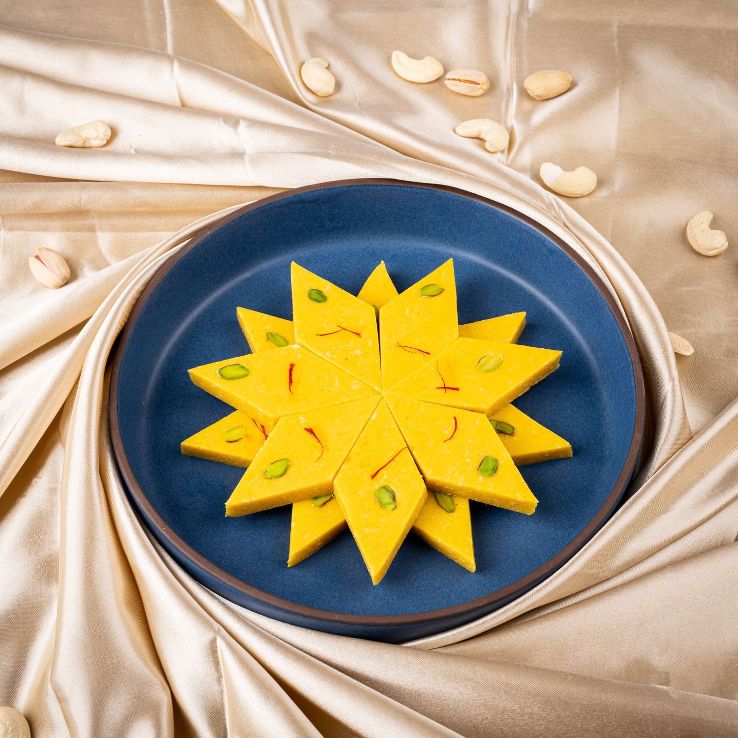 Kaju Kesar Katli - Gud Mishri