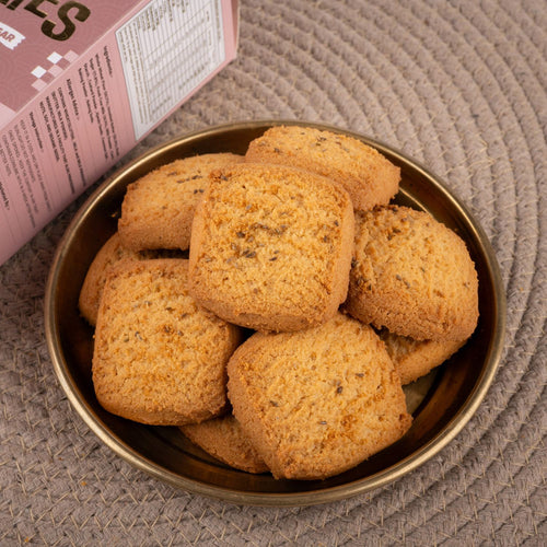 Ajwain Cookies (150gm) - Gud Mishri
