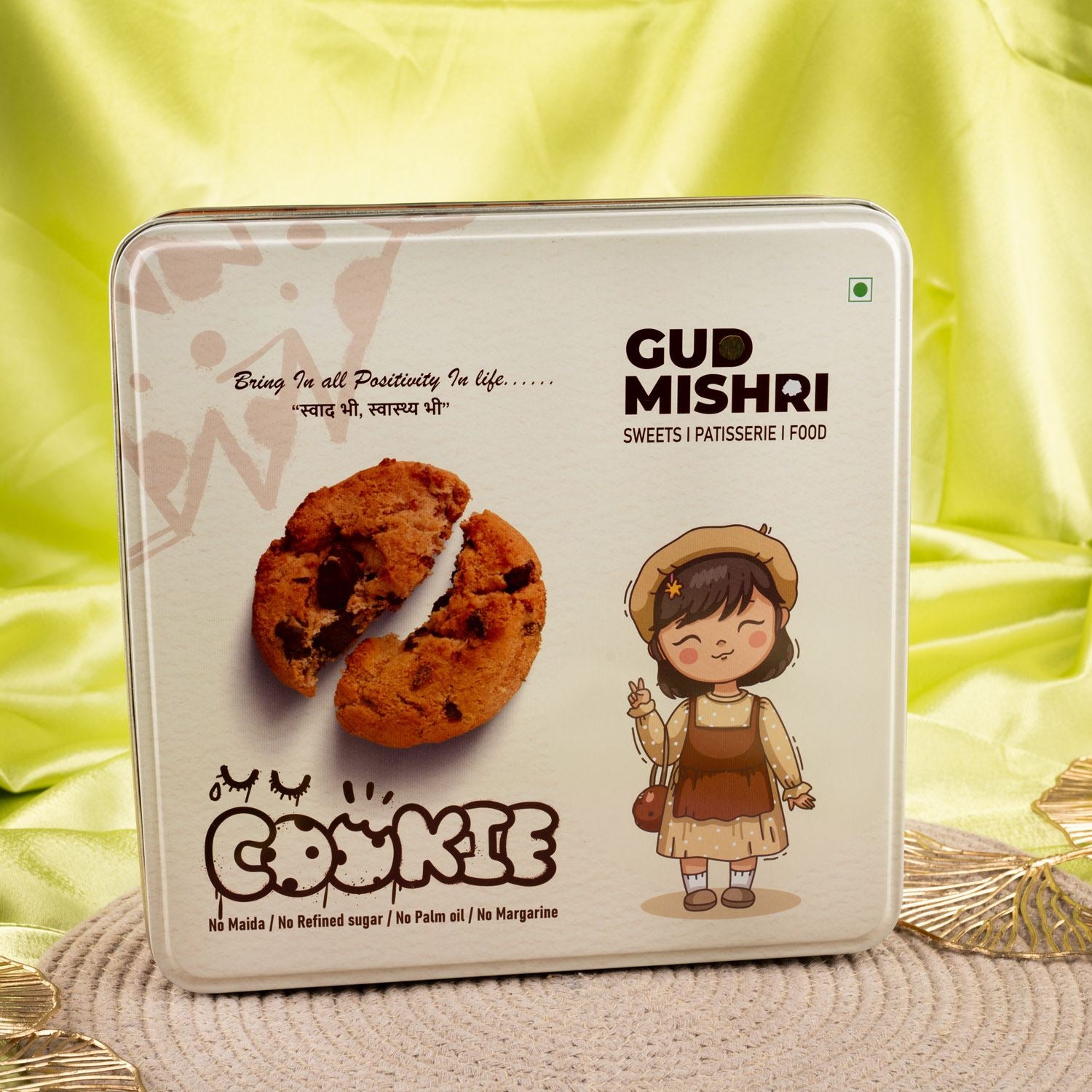Assorted Premium Mini Cookies Tin Box [TBC] - Gud Mishri