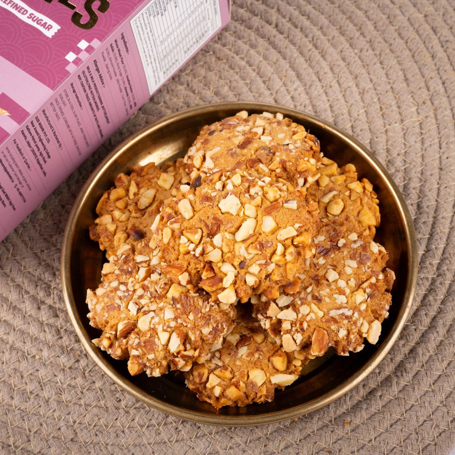 Almond Milk Cookies (150gm) - Gud Mishri