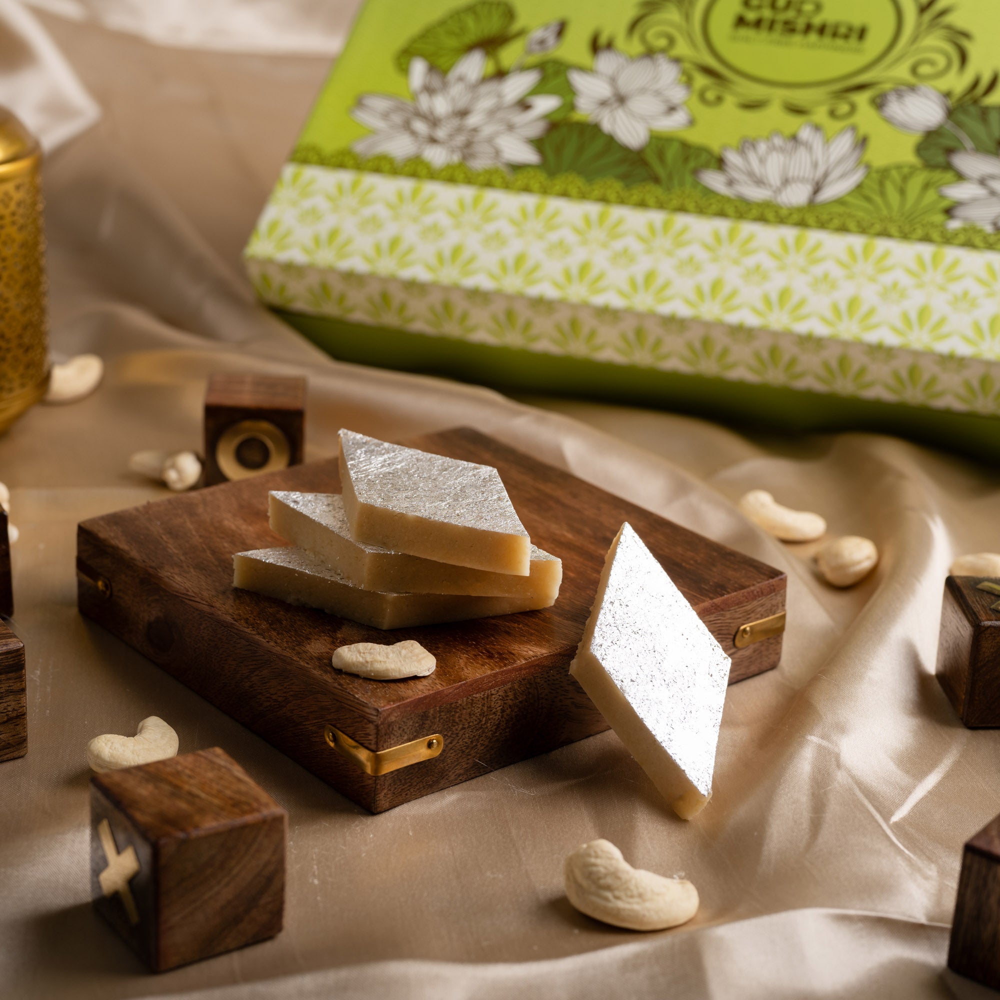 Kaju Katli (Sugar-Free) - Gud Mishri