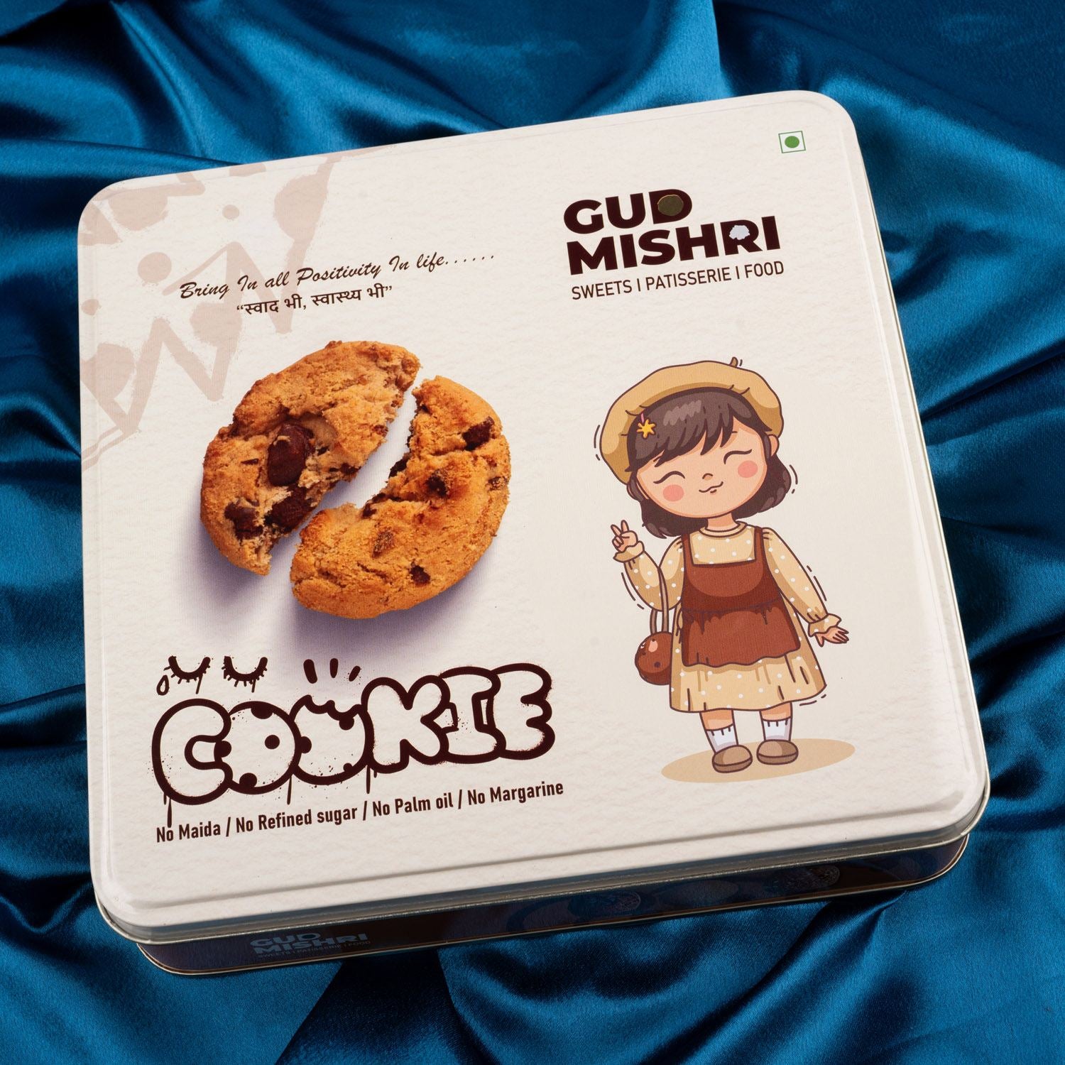 Assorted Premium Mini Cookies Tin Box [TBC] - Gud Mishri