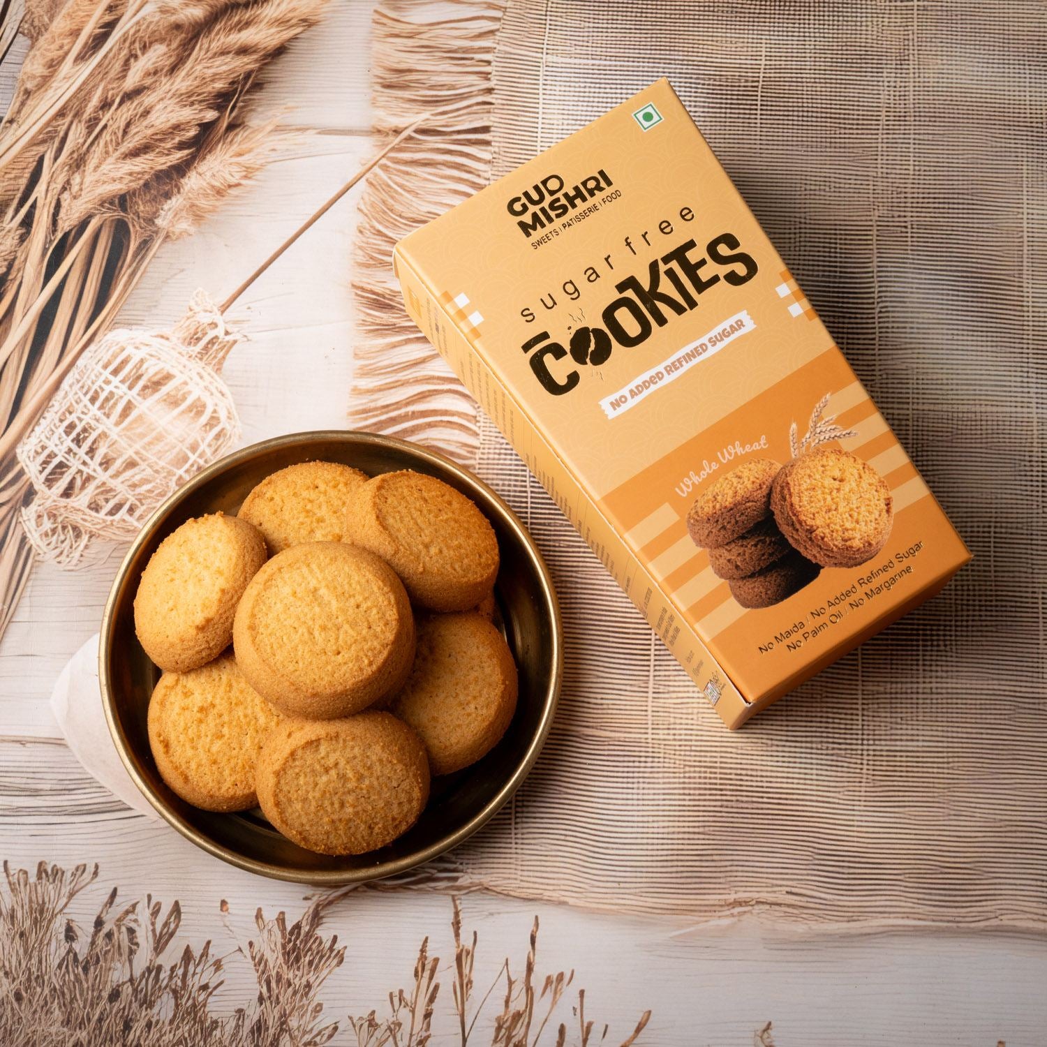 SugarFree Cookies (150gm) - Gud Mishri