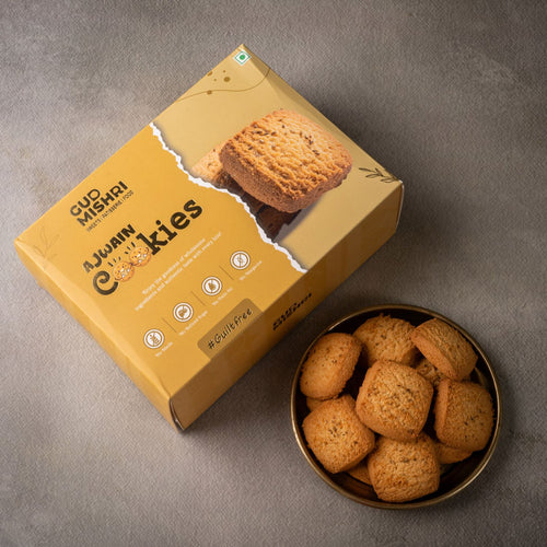 Ajwain Cookies (250gm) - Gud Mishri
