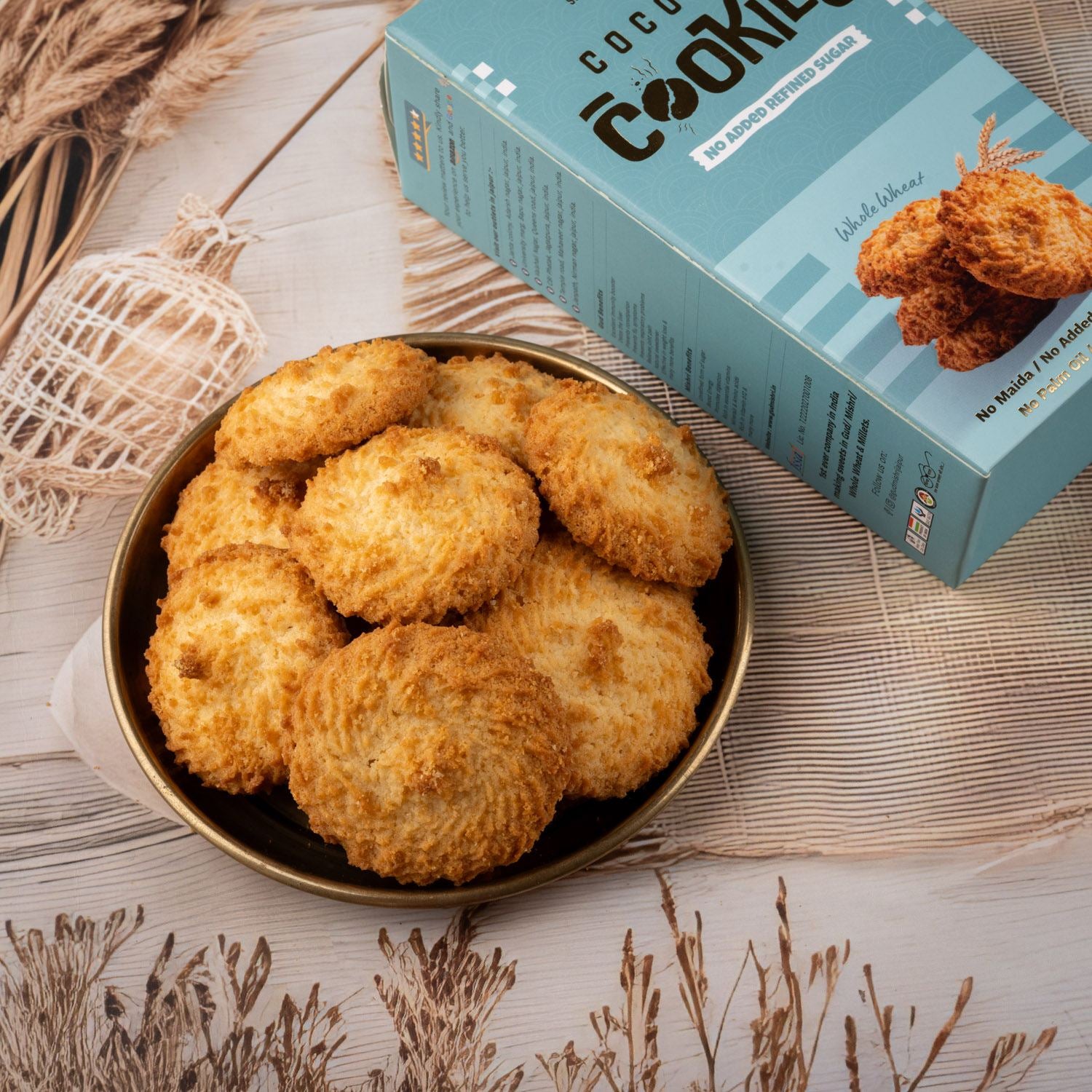 Coconut Cookies (150gm) - Gud Mishri