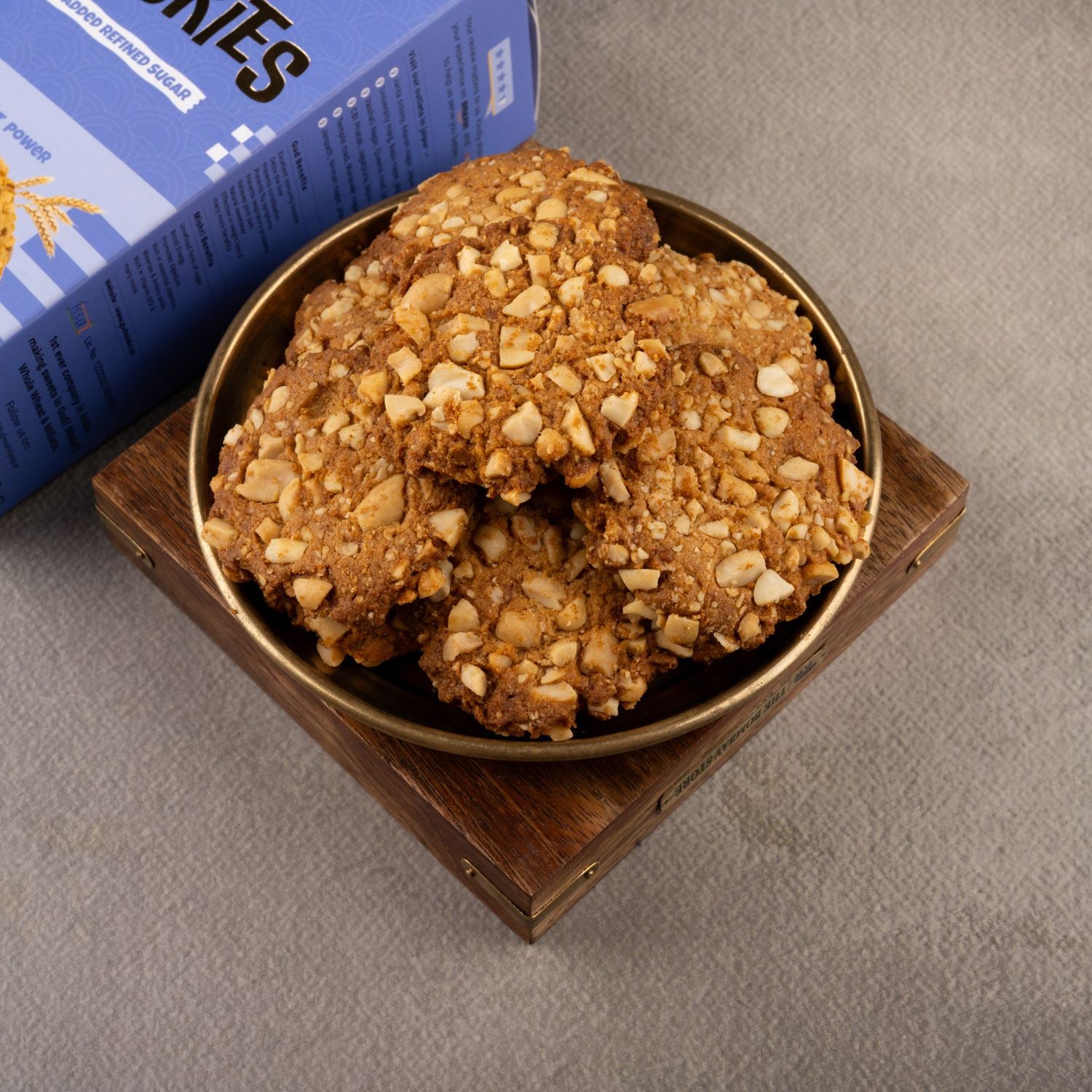 Peanut Gud Cookies (150gm) - Gud Mishri