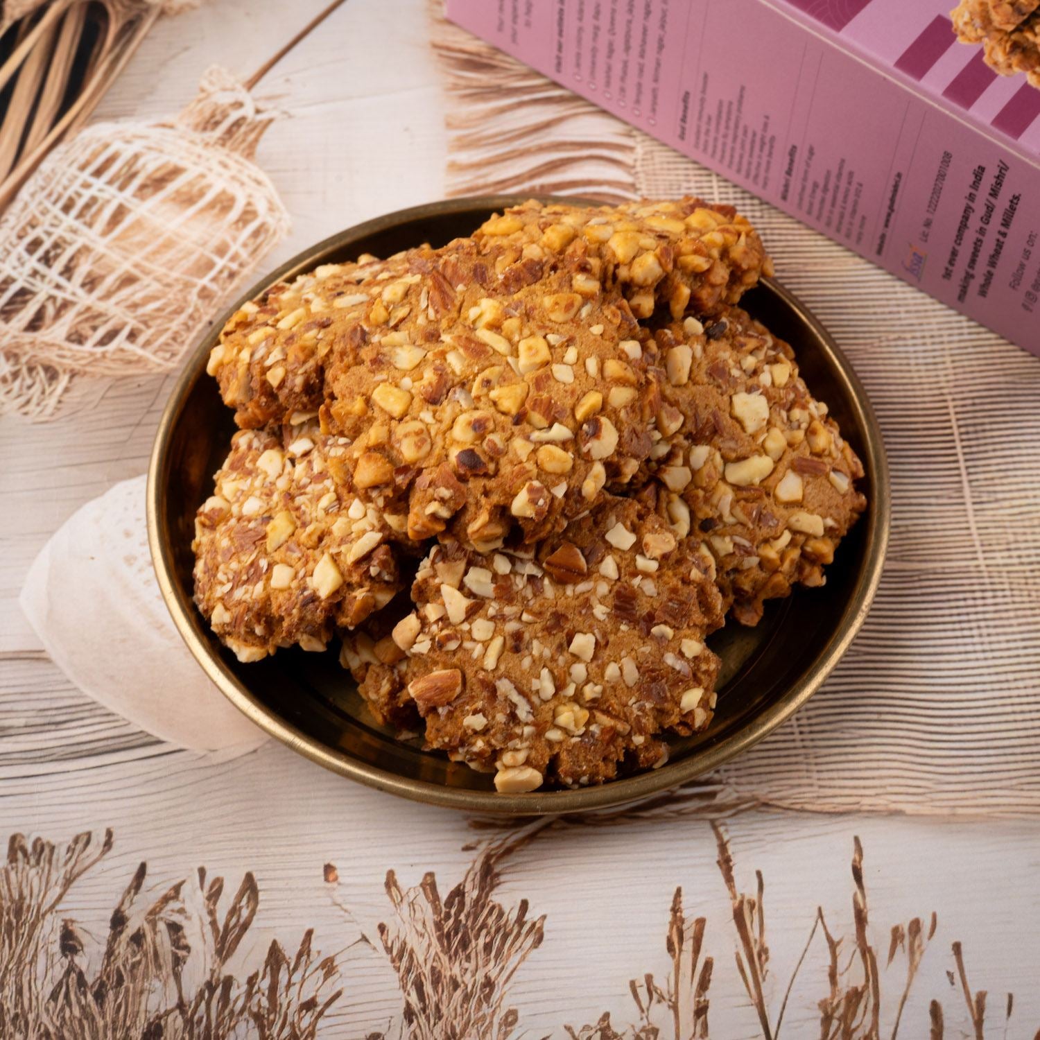 Almond Milk Cookies (150gm) - Gud Mishri