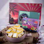 Nariyal Barfi Kesar (Sugar-Free) - Gud Mishri