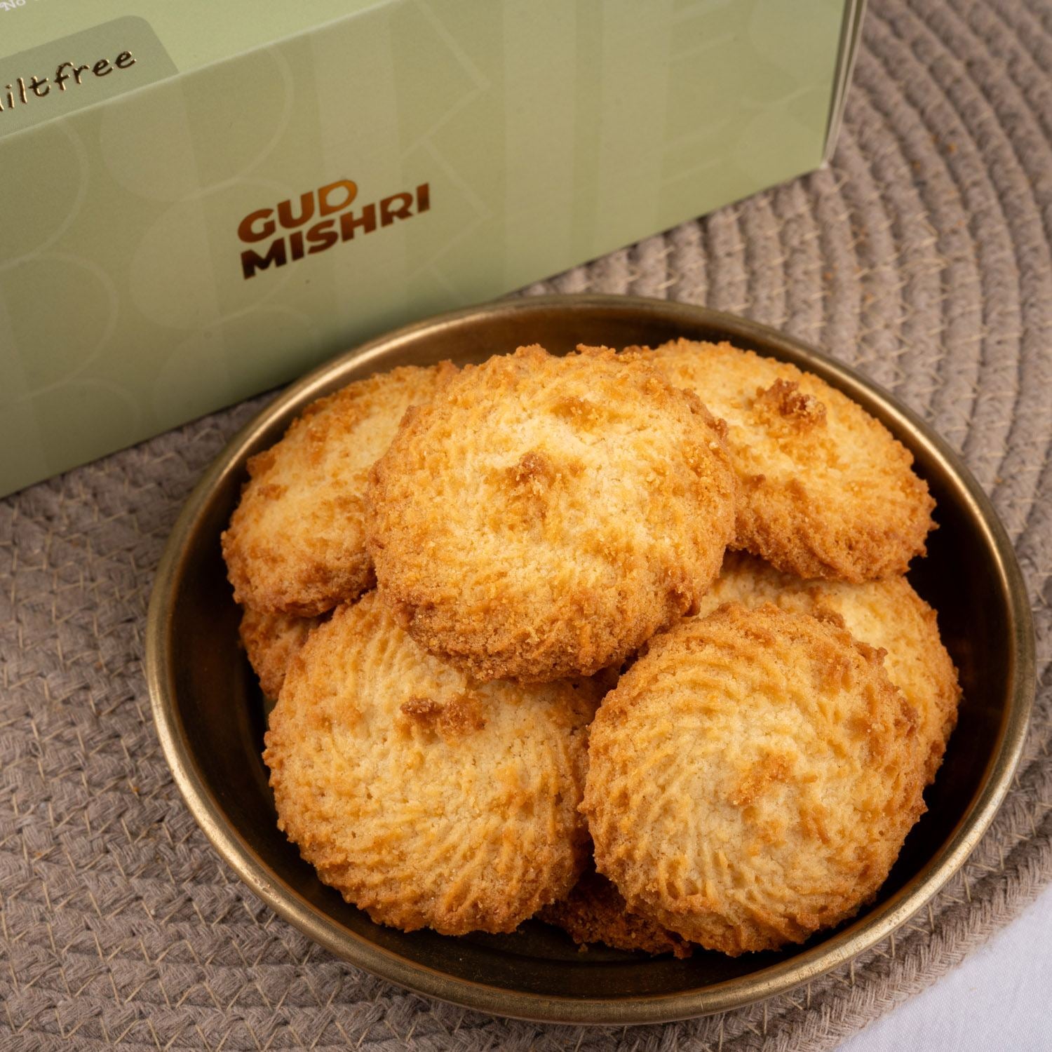 Coconut Cookies (250gm) - Gud Mishri