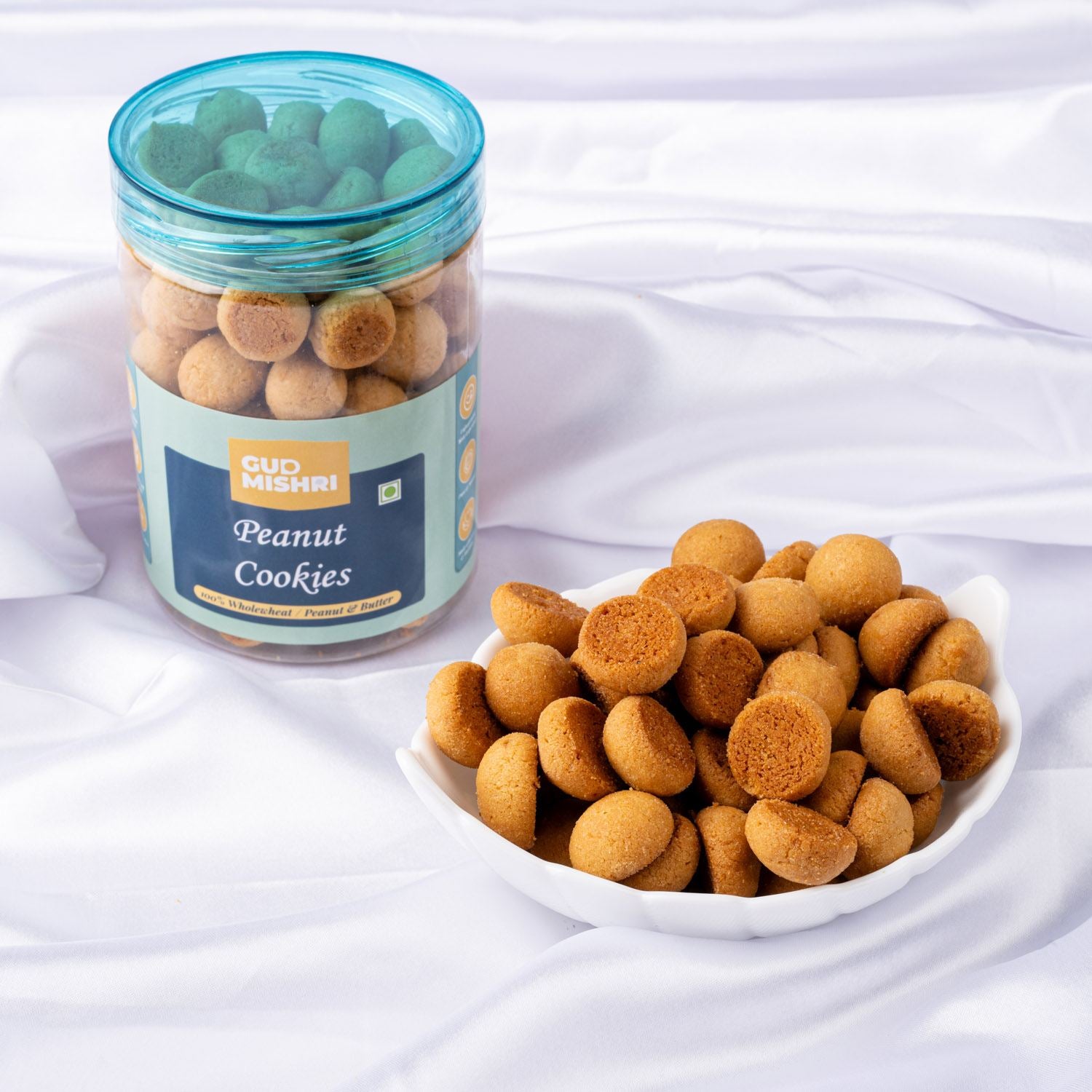 Peanut Cookies (175gm) - Gud Mishri