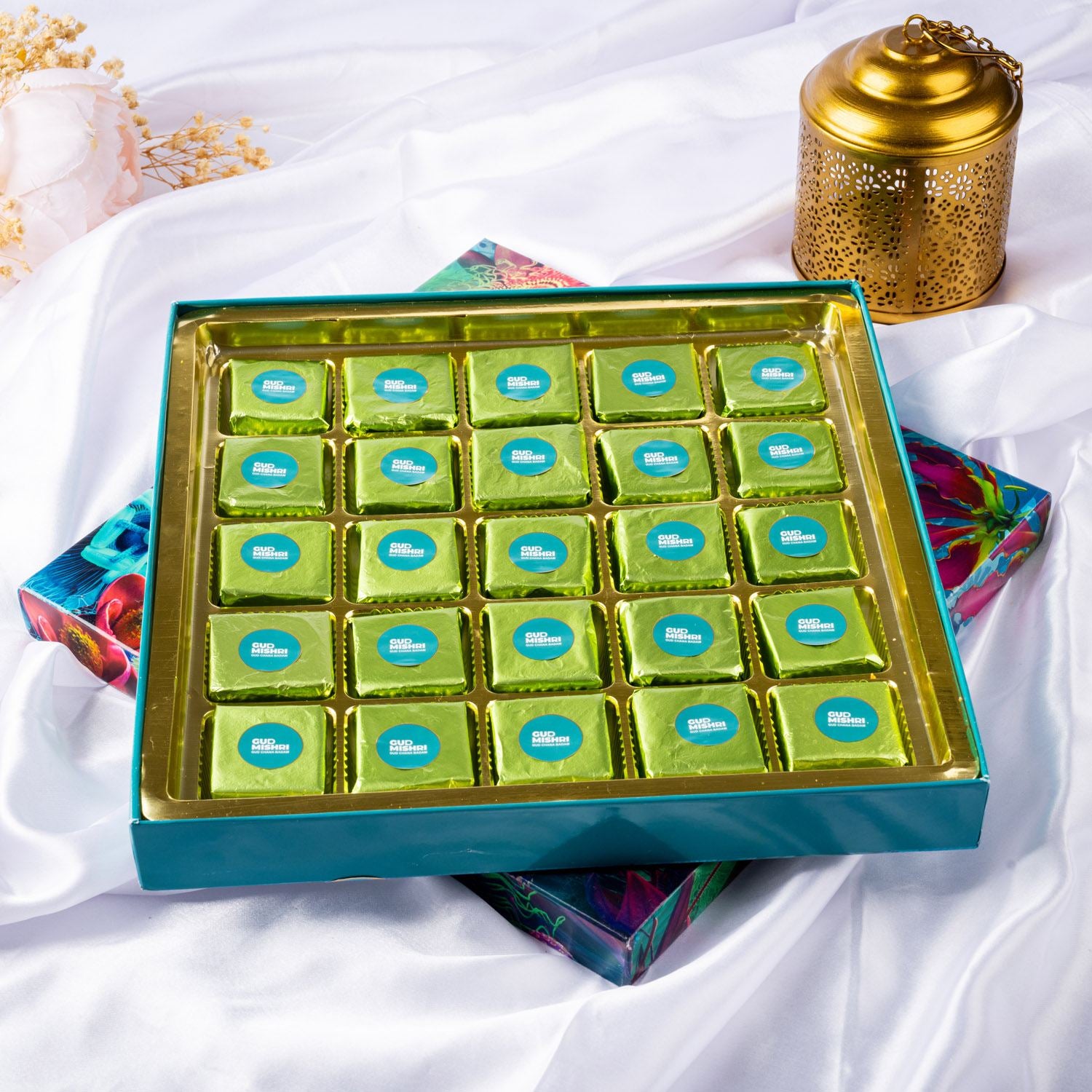 Chana Badam Gud Bite Boxes - Gud Mishri