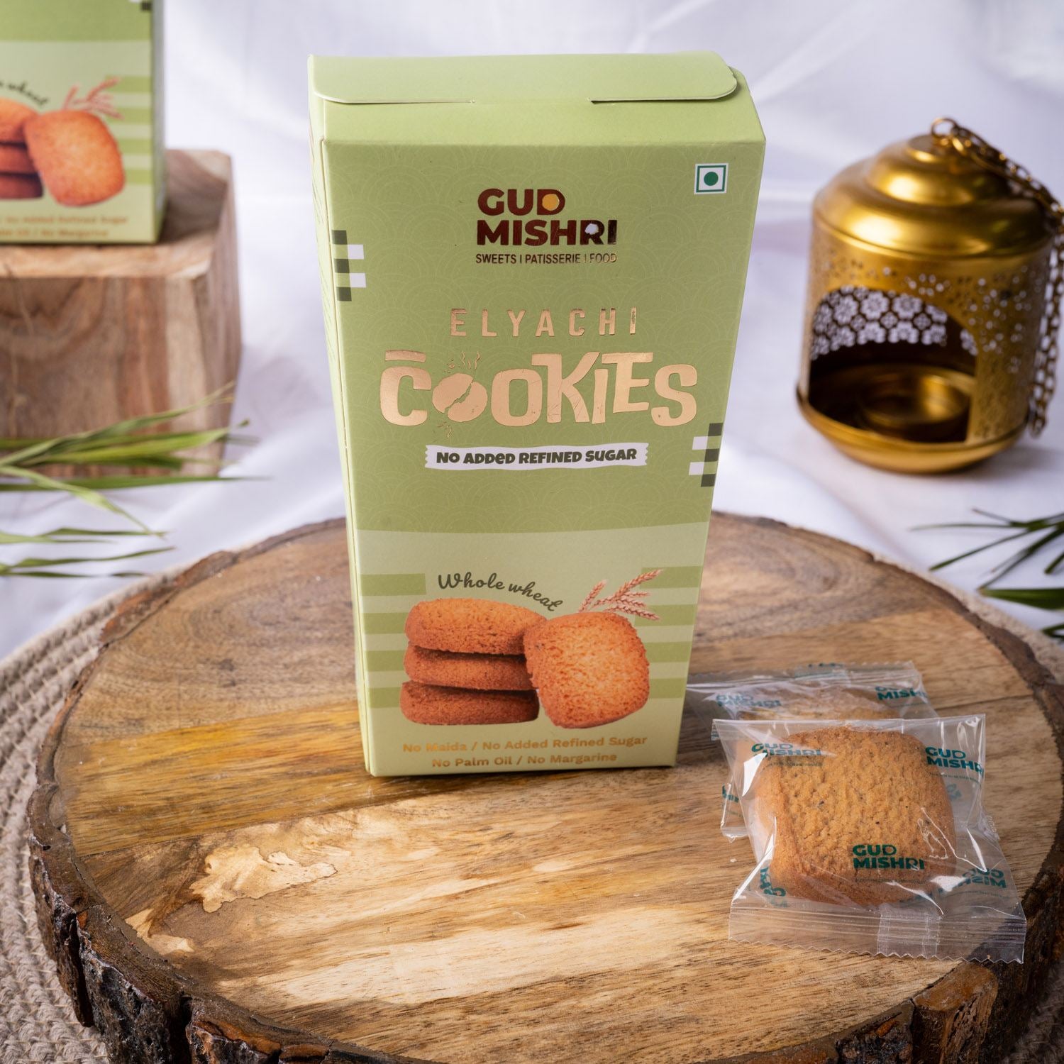 Elaichi Cookies (150gm) - Gud Mishri
