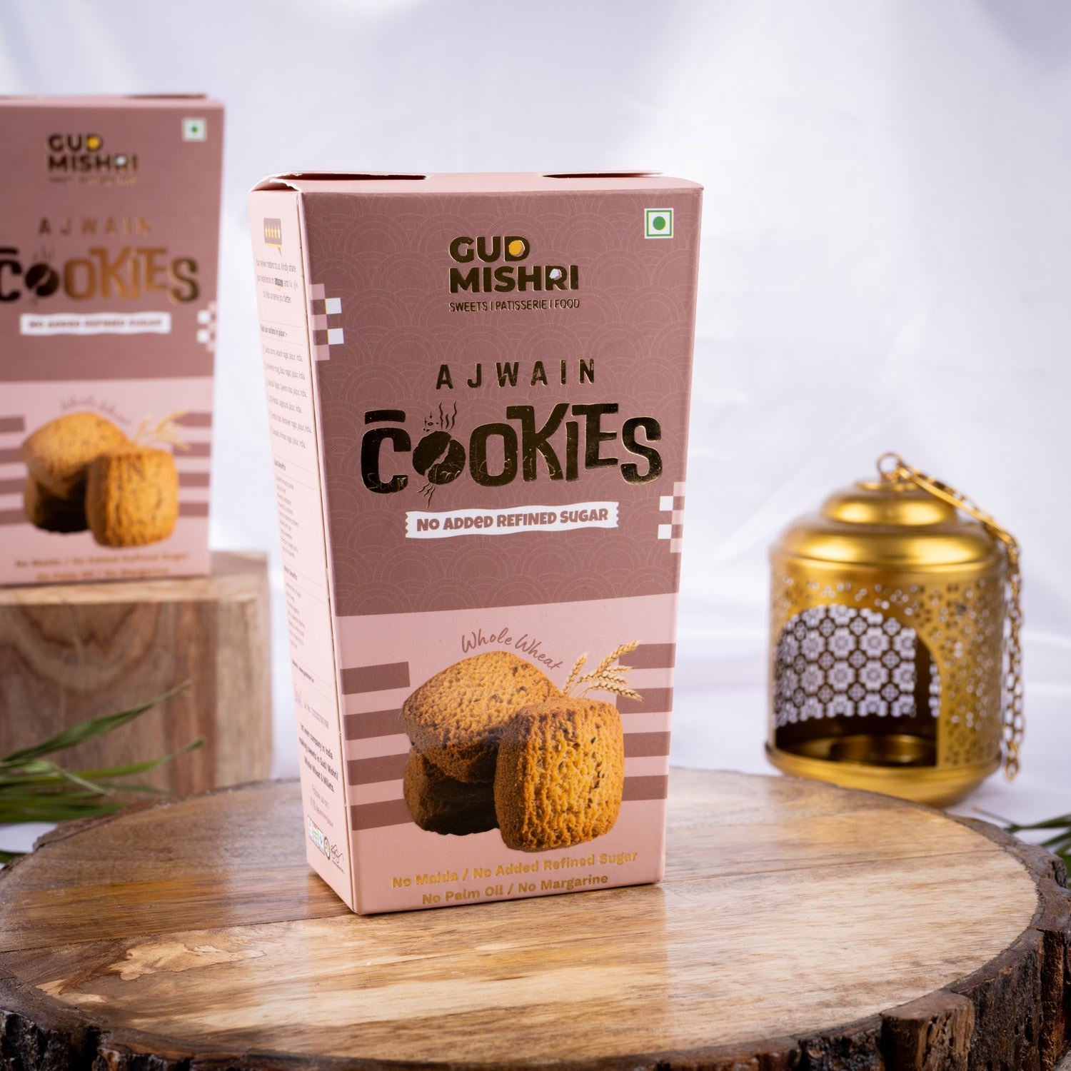 Ajwain Cookies (150gm) - Gud Mishri