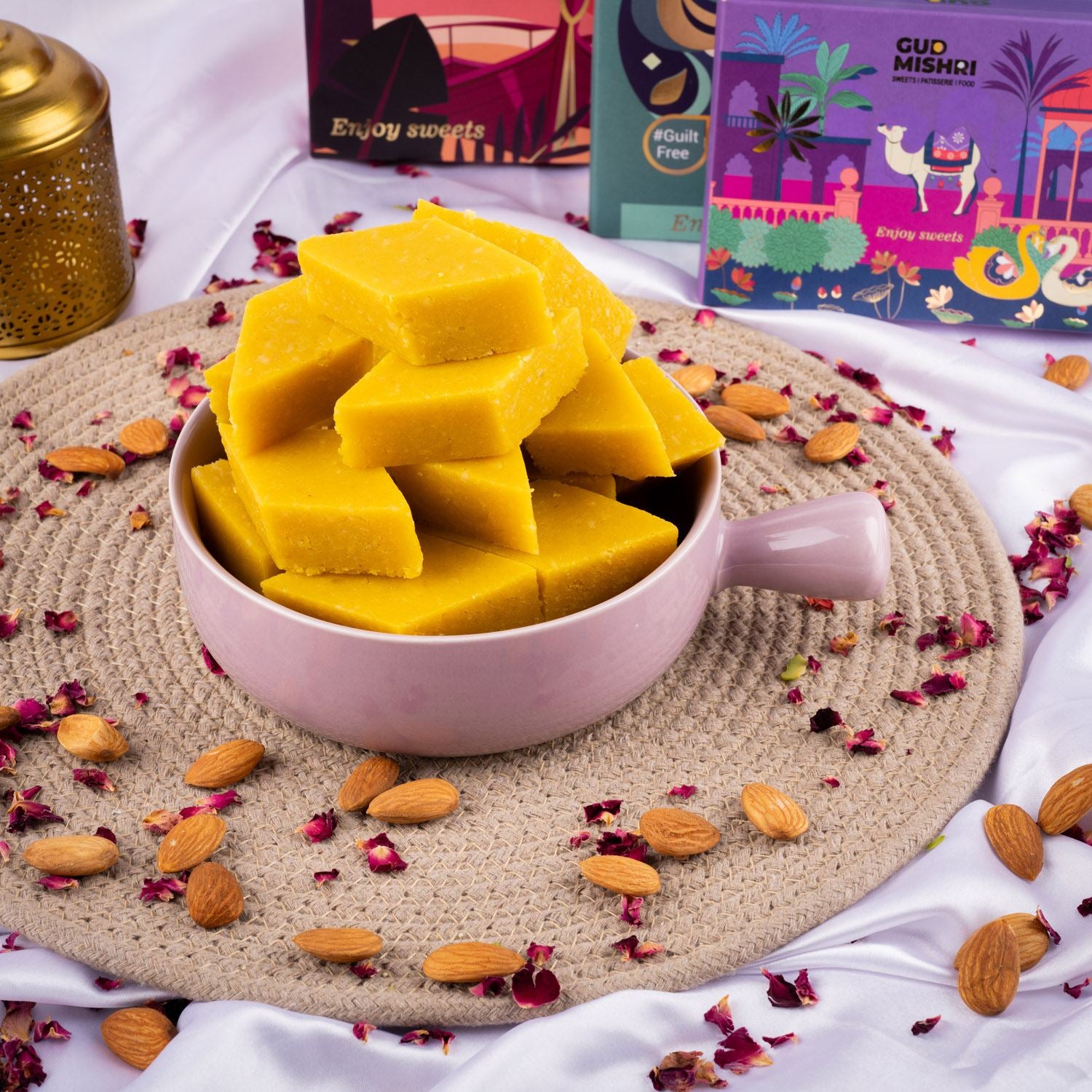 Kesar Badam Katli - Gud Mishri