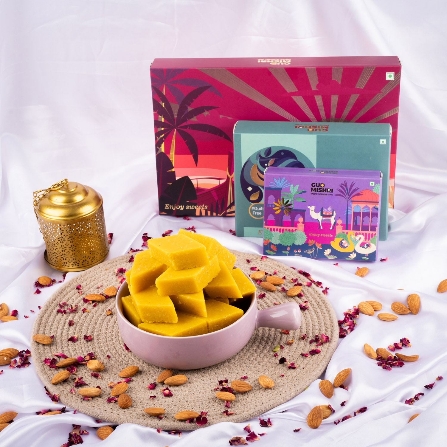 Kesar Badam Katli - Gud Mishri