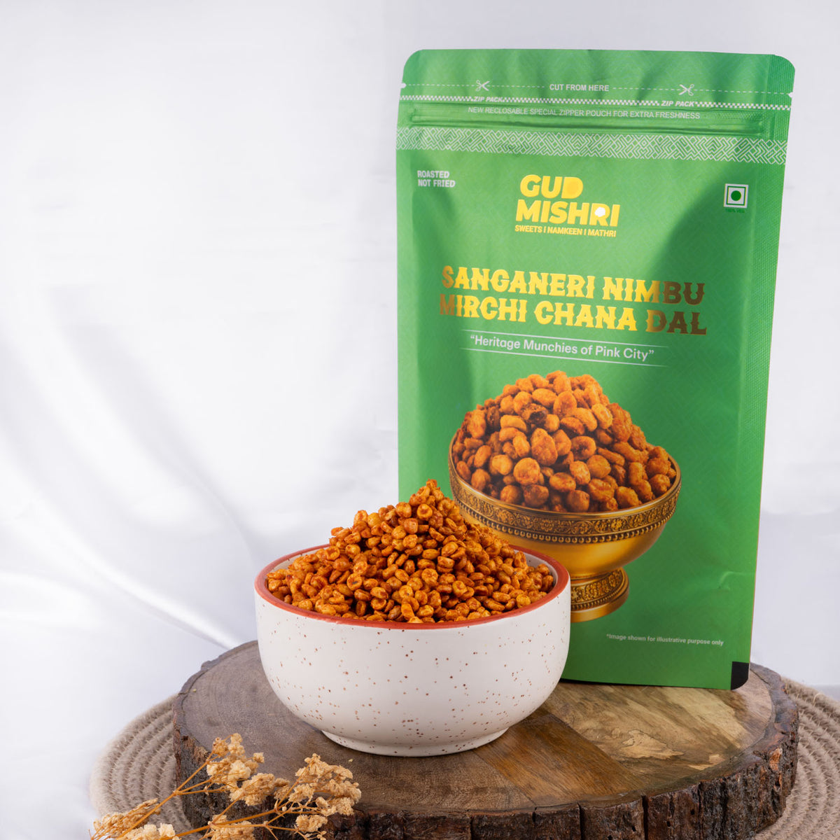 Sanganeri Nimbu Mirchi Chana Dal