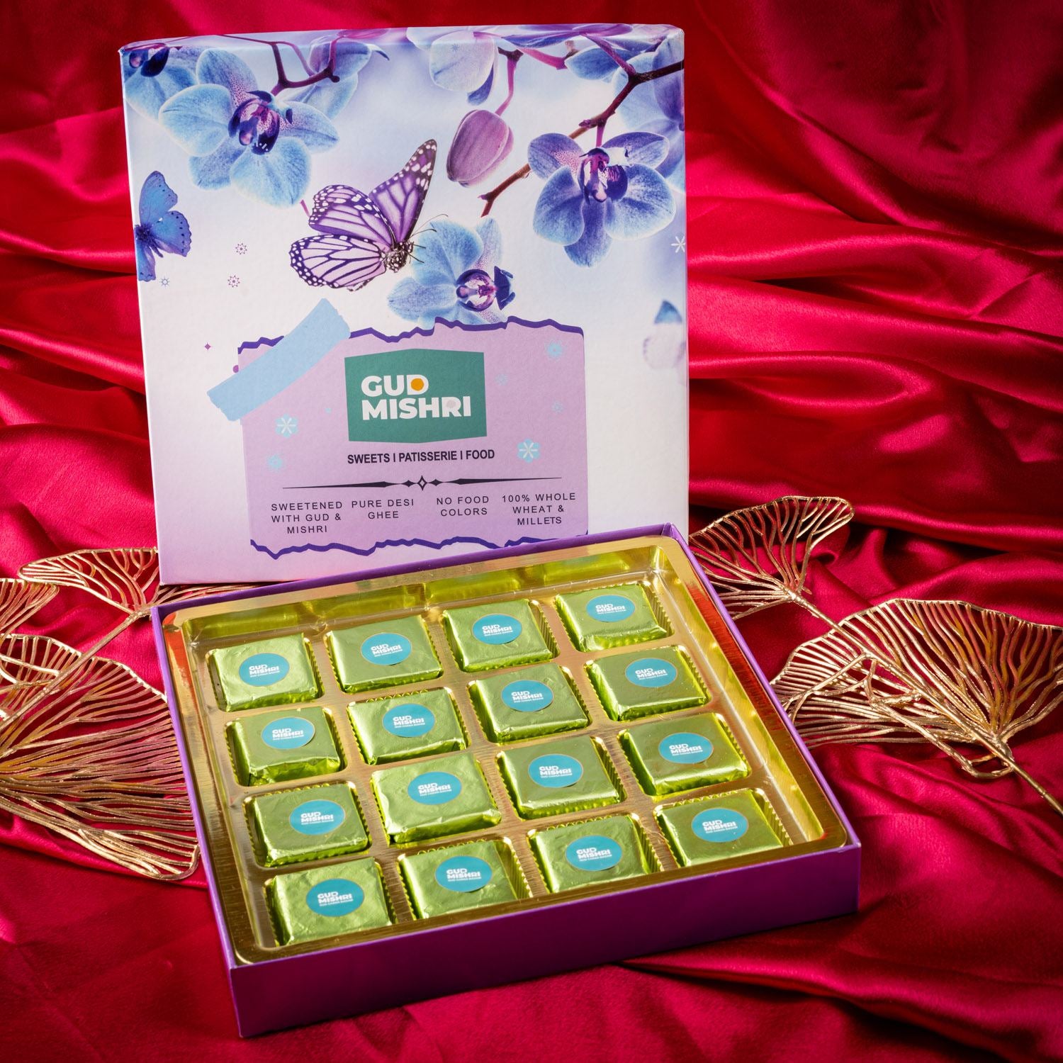 Chana Badam Gud Bite Boxes - Gud Mishri