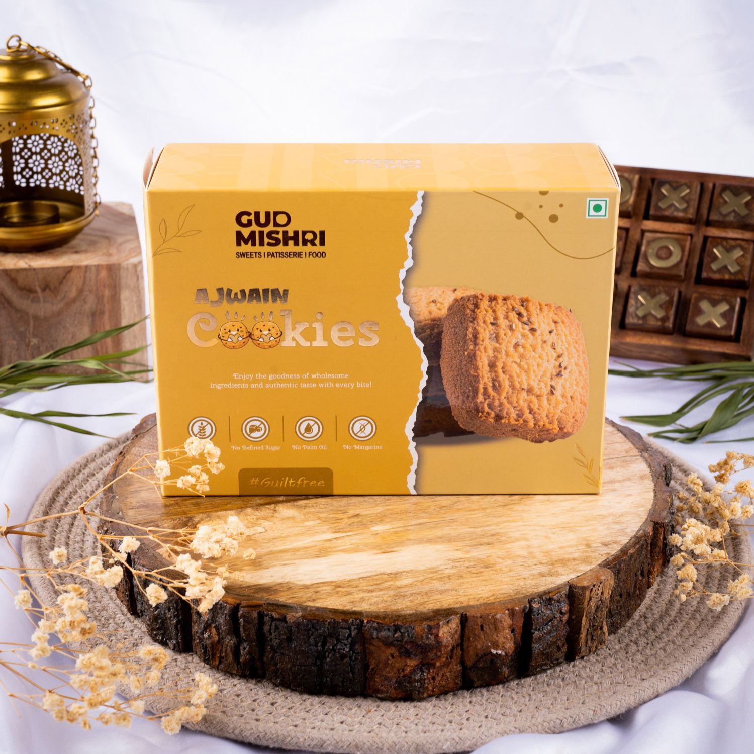 Ajwain Cookies (250gm) - Gud Mishri