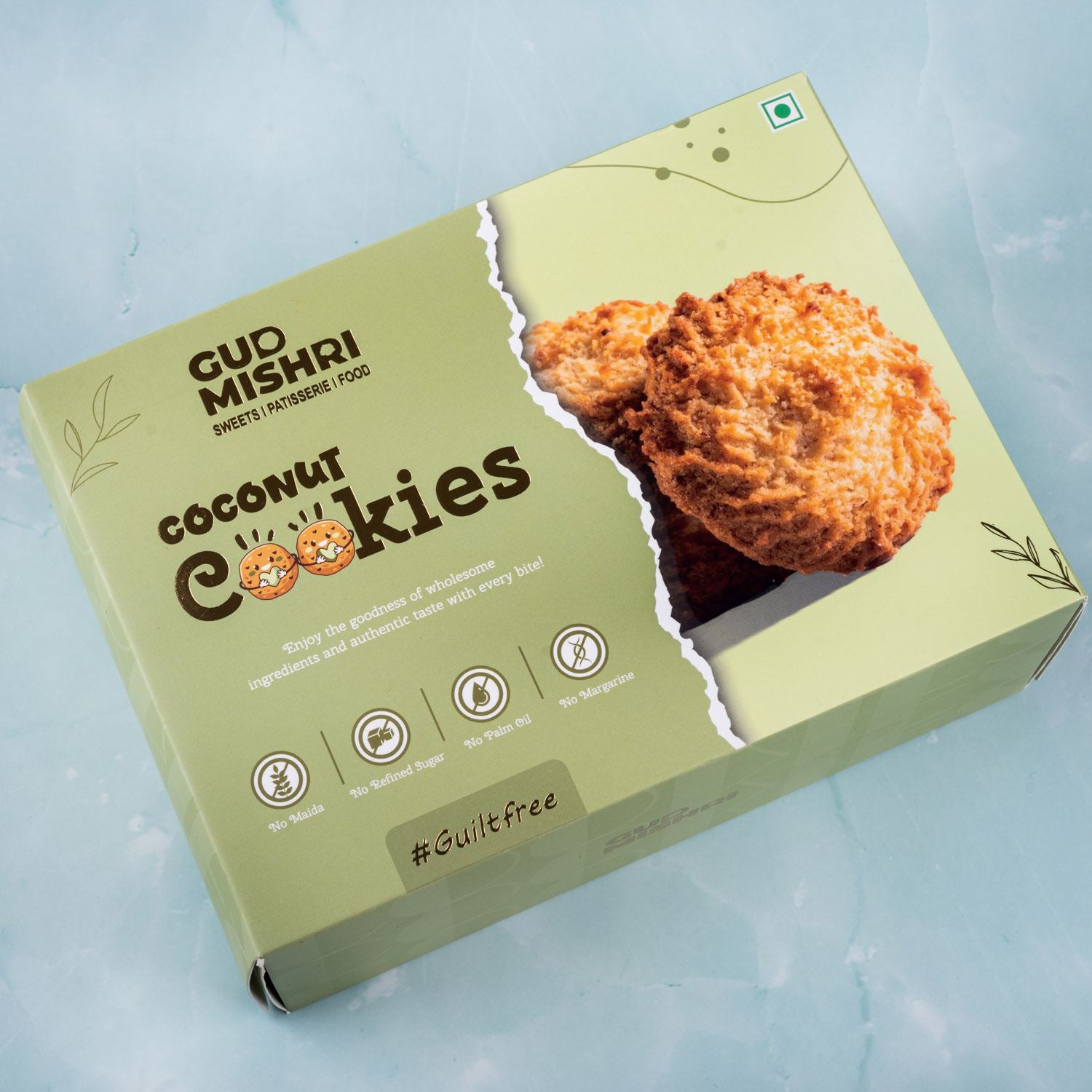 Coconut Cookies (250gm) - Gud Mishri