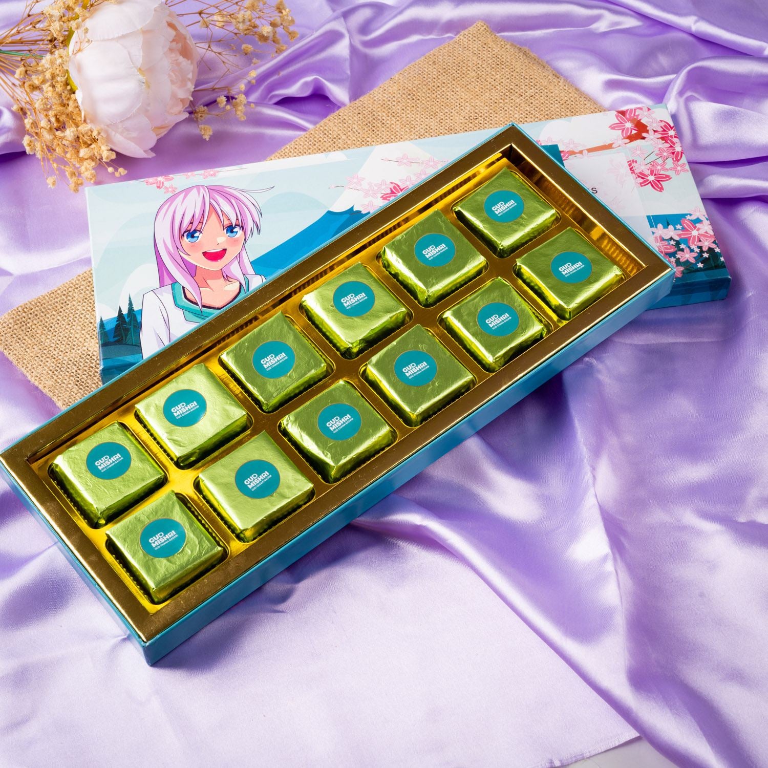 Chana Badam Gud Bite Boxes - Gud Mishri